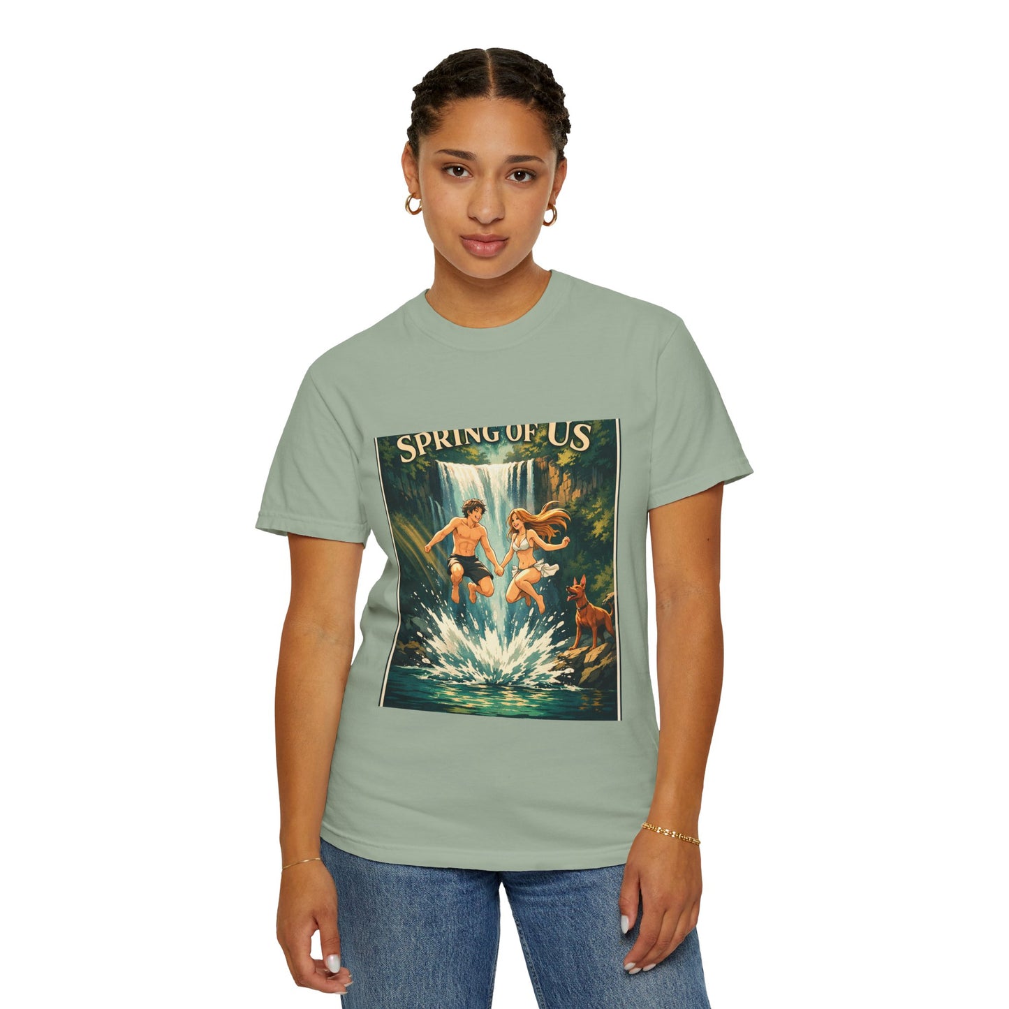 Vintage 'Spring of Us' Waterfall Graphic T-Shirt
