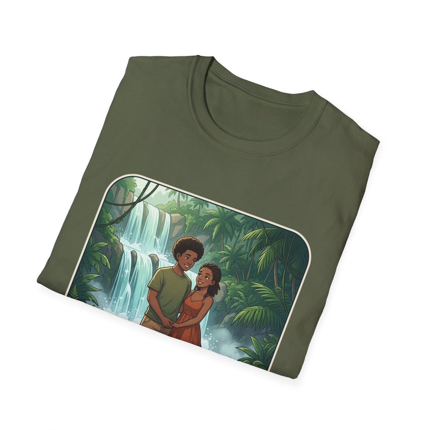 Chasing Waterfalls T-Shirt — Couple Adventure Graphic Tee