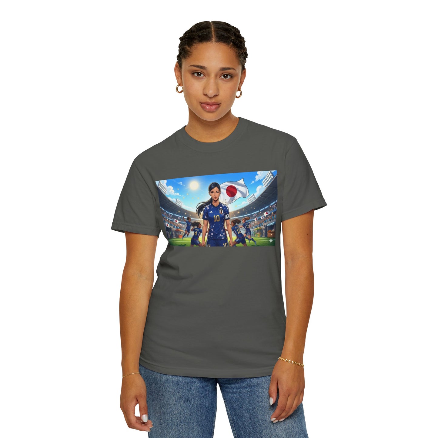 Soccer Player Japan T-Shirt — Japan Flag Soccer Fan Tee