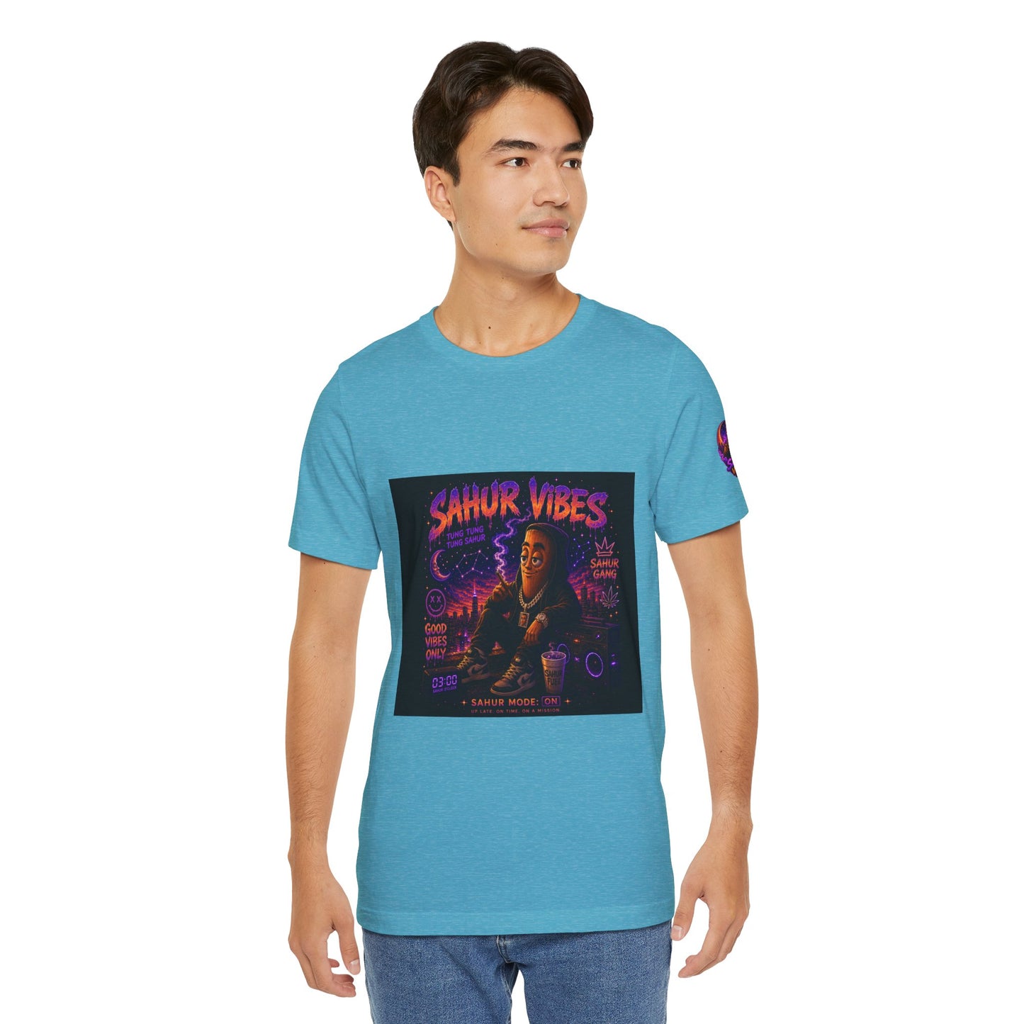 Tung Tung Tung Sahur SOLO Night Smoke DOLO Tee — Urban Chill Cartoon Design