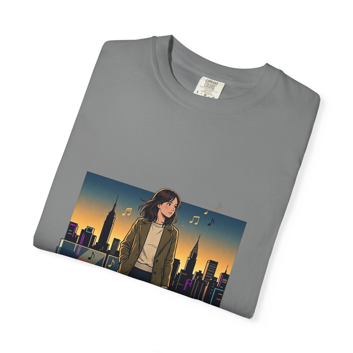GLOBAL ENERGY: HER CITY, HER STORY— City Sunset Graphic T-Shirt