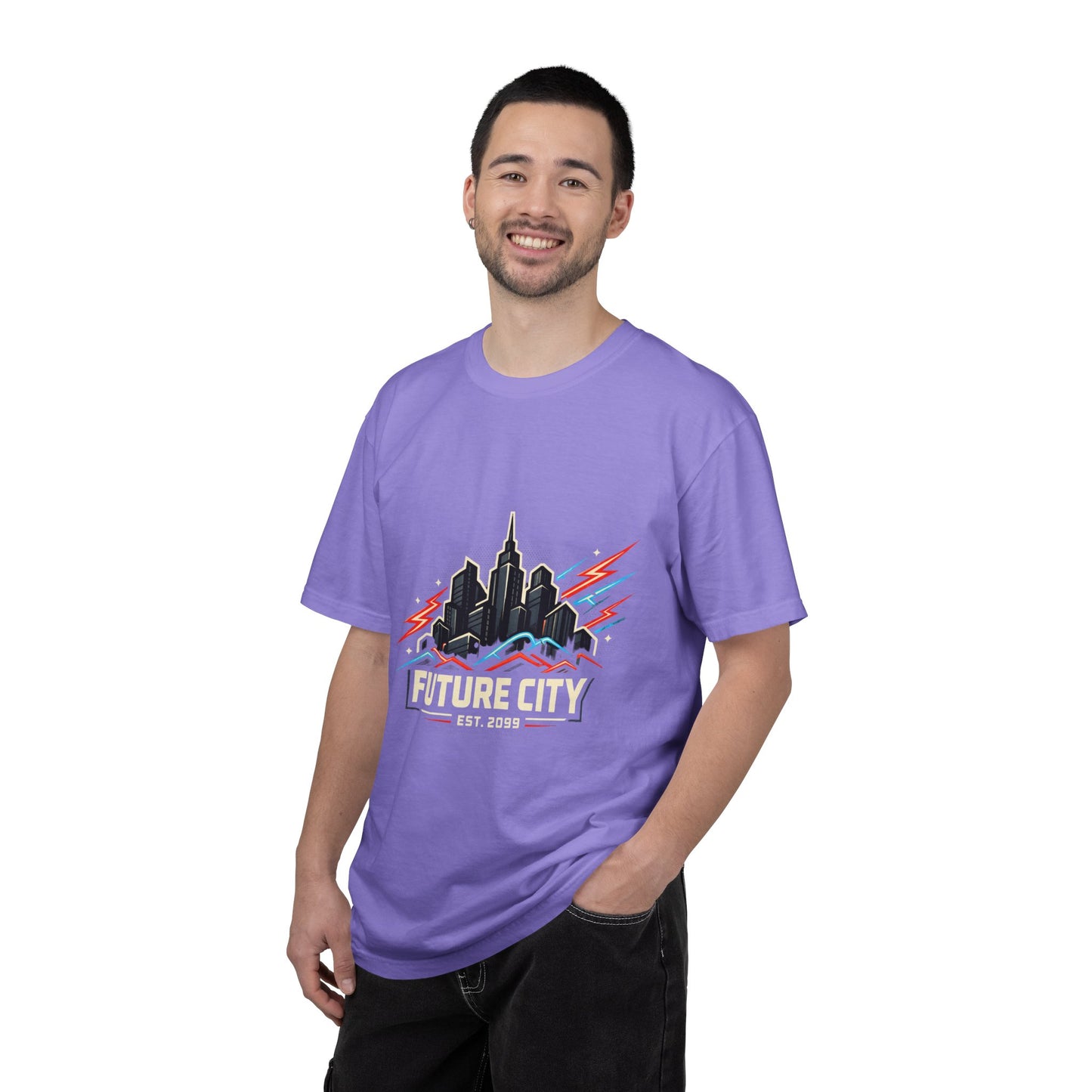 Future City T-Shirt — Retro Skyline Graphic Tee