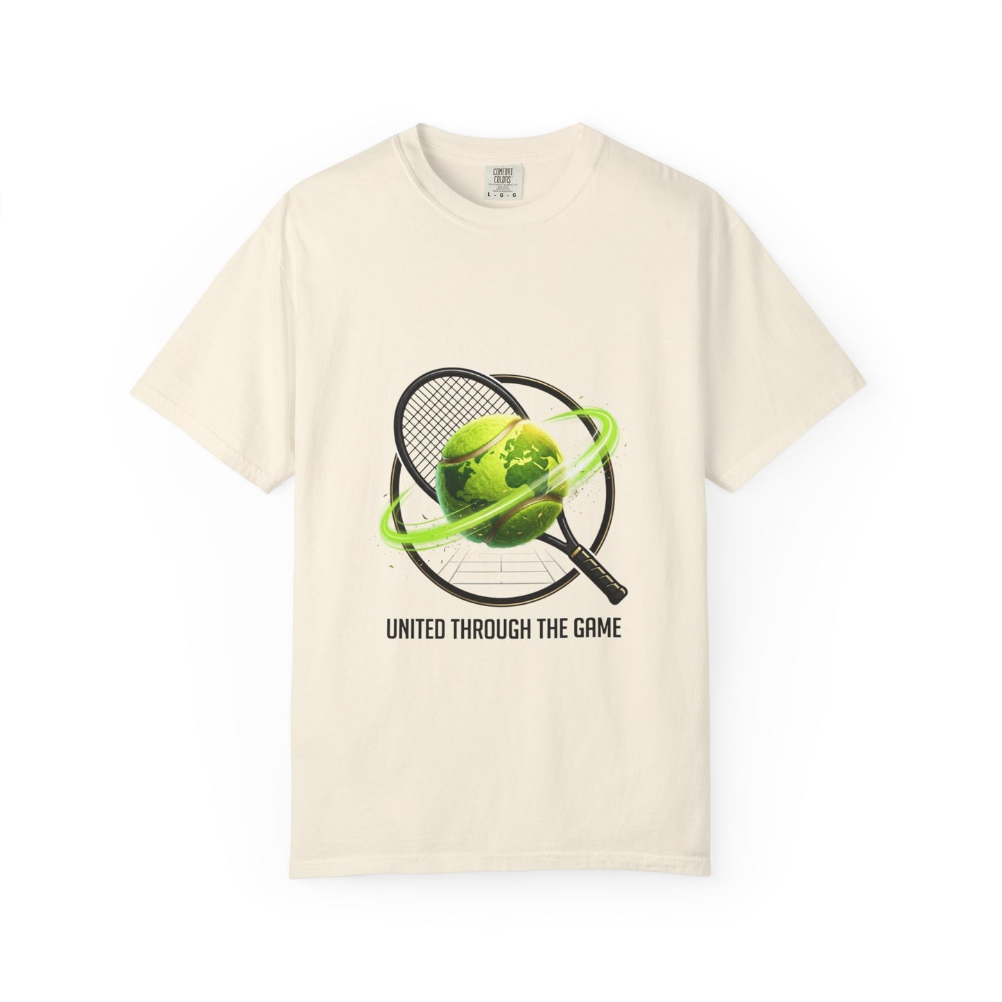 Tennis Globe T‑Shirt — "United Through the Game" Sports Tee
