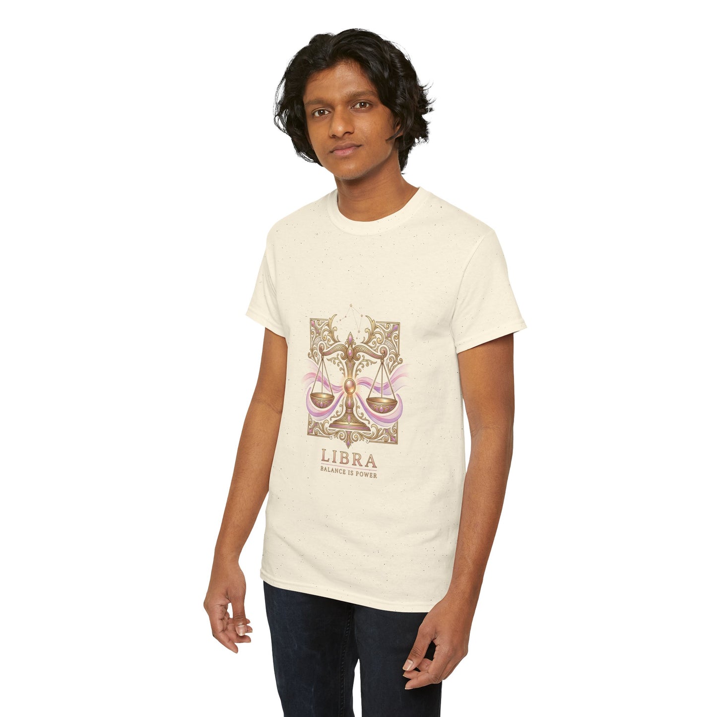 Libra Scales T‑Shirt — Zodiac Balance Is Power Tee