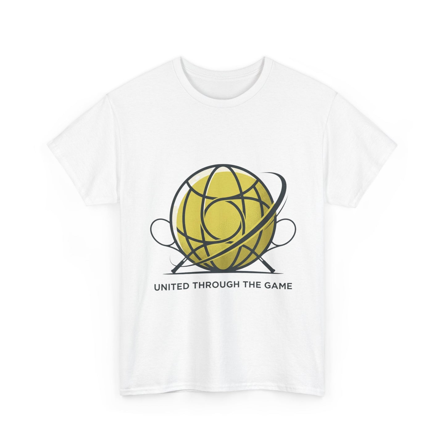 Basketball Orbit T-Shirt — “United Through The Game” Graphic Tee