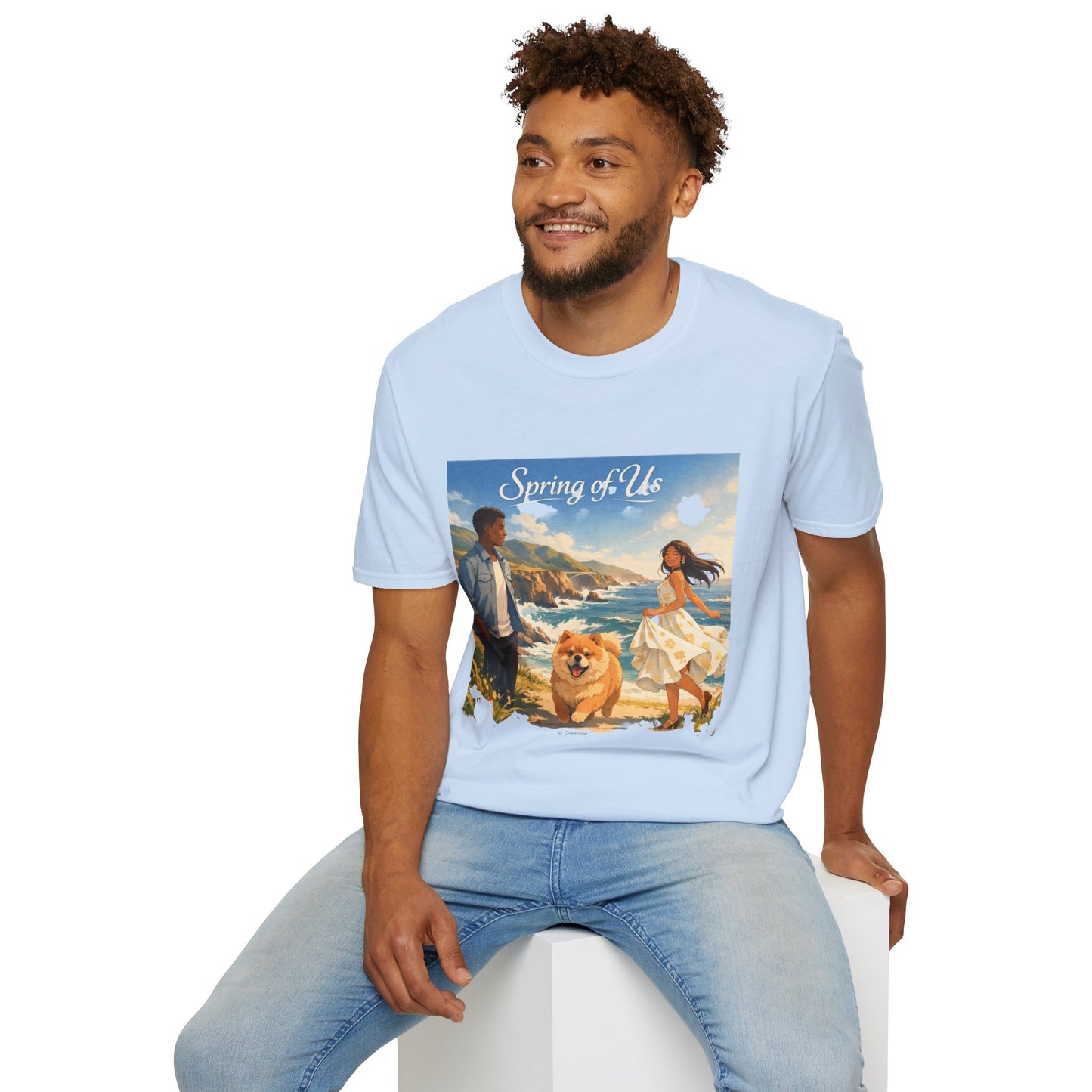 Spring of Us T-Shirt — Romantic Coastal Illustration Tee