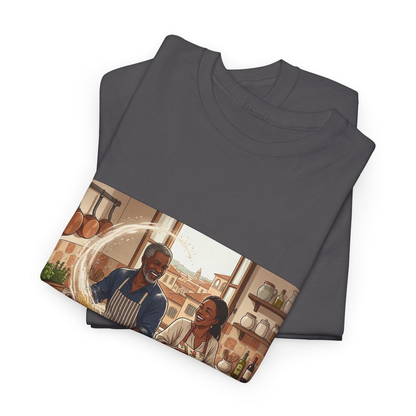 T-Shirt — 'Cooking Disaster — Rome' Illustrated Cooking Tee