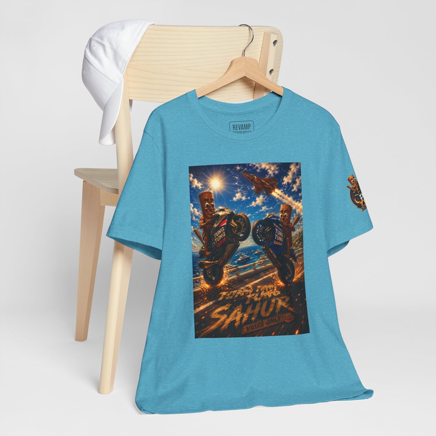 Motorcycle Stunt Tee — Sahara Riders Graphic T-Shirt