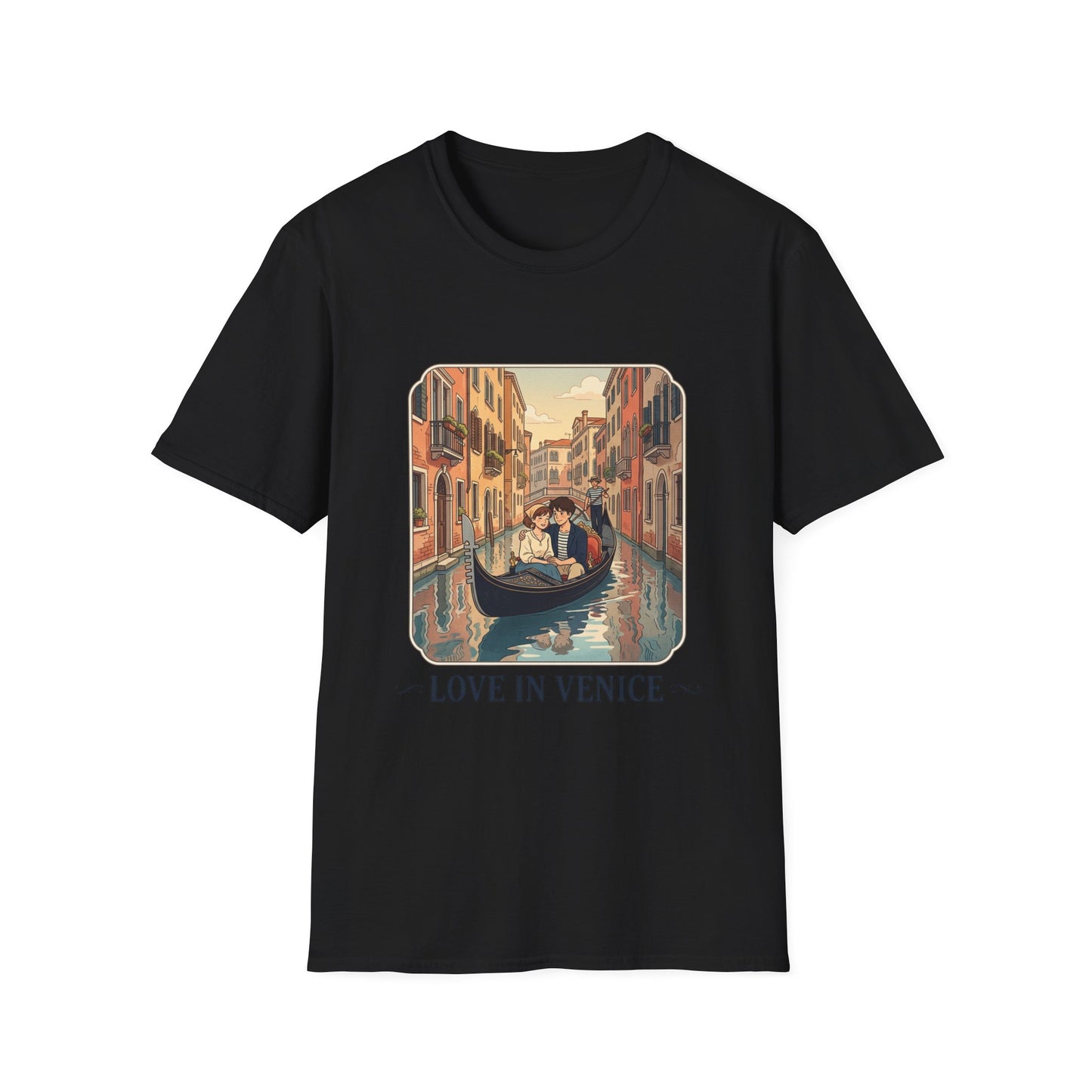 T-Shirt — Love in Venice Gondola Romantic Travel Tee