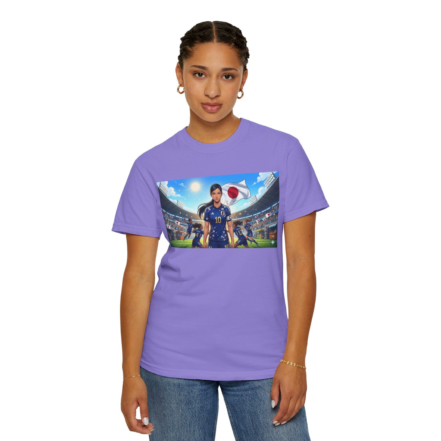 Soccer Player Japan T-Shirt — Japan Flag Soccer Fan Tee
