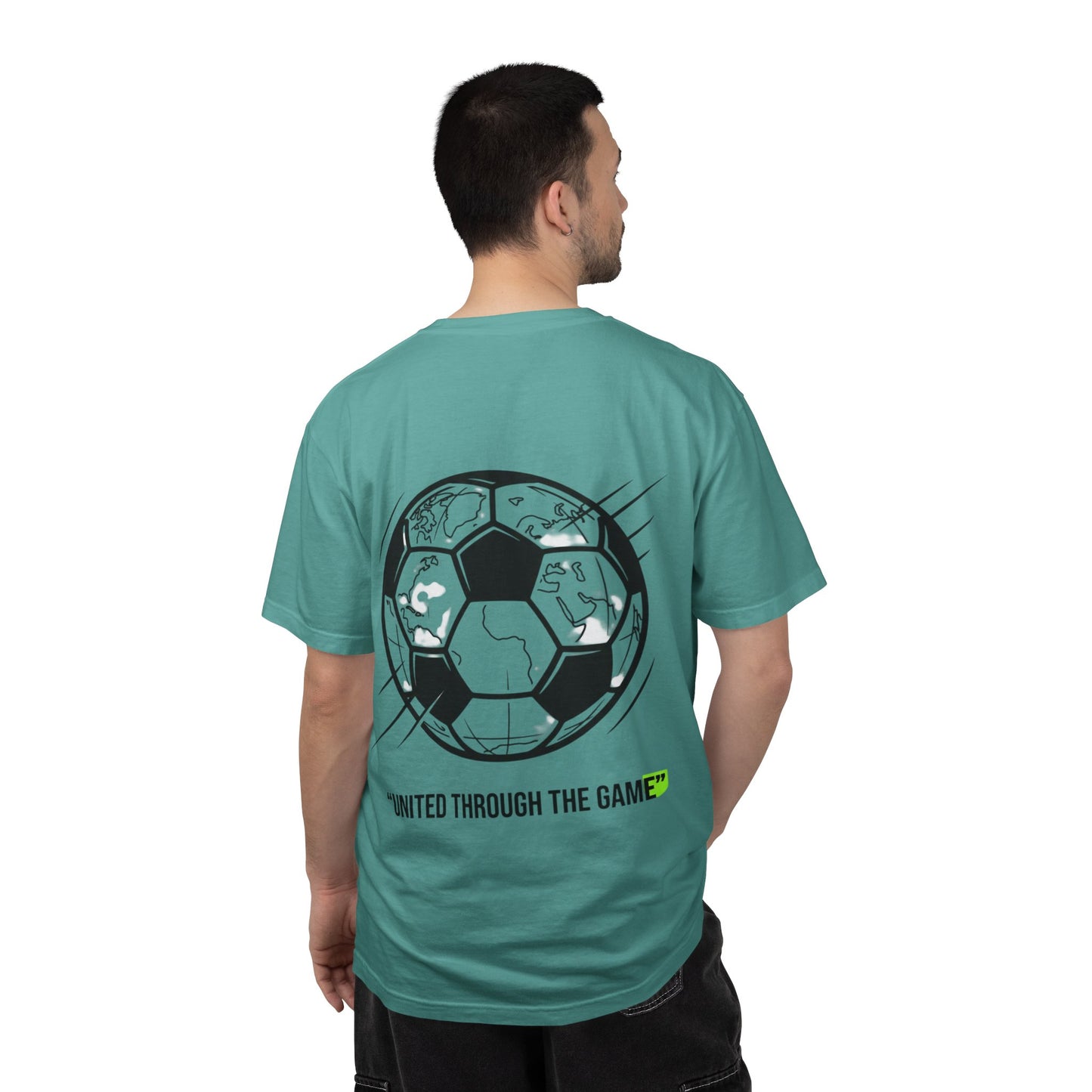 Soccer Unity T-Shirt — "United Through the Game" Graphic Tee