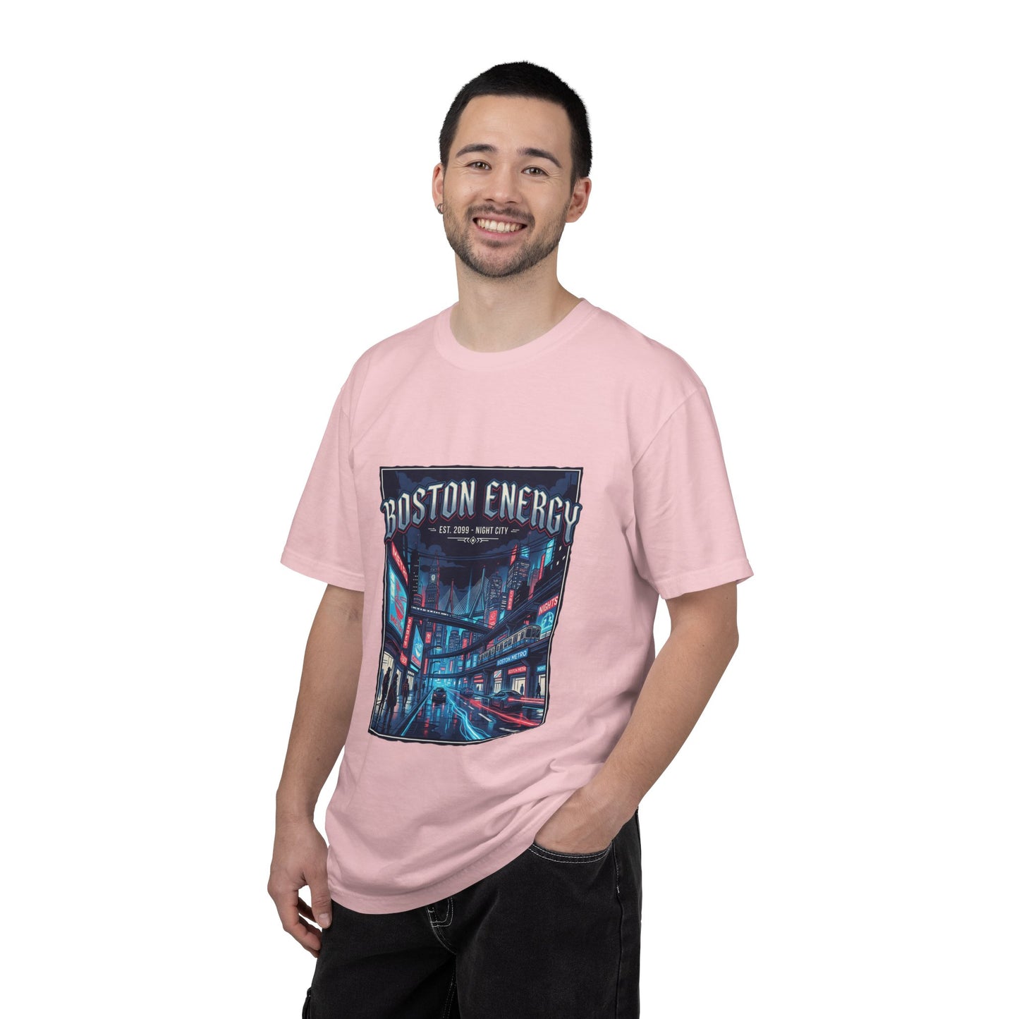 Boston Energy Graphic T-Shirt — Neon City Streetwear