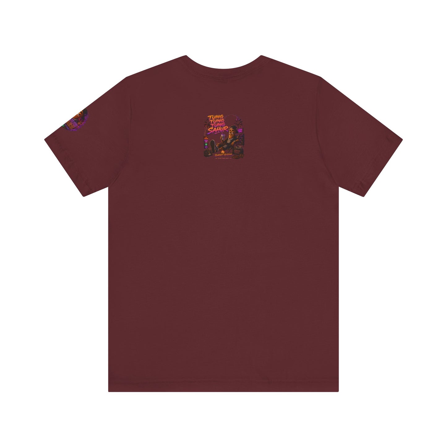 Tung Tung Tung Sahur Laid-Back Nightlife Graphic Tee — "Things Take Time" Urban Cartoon Design