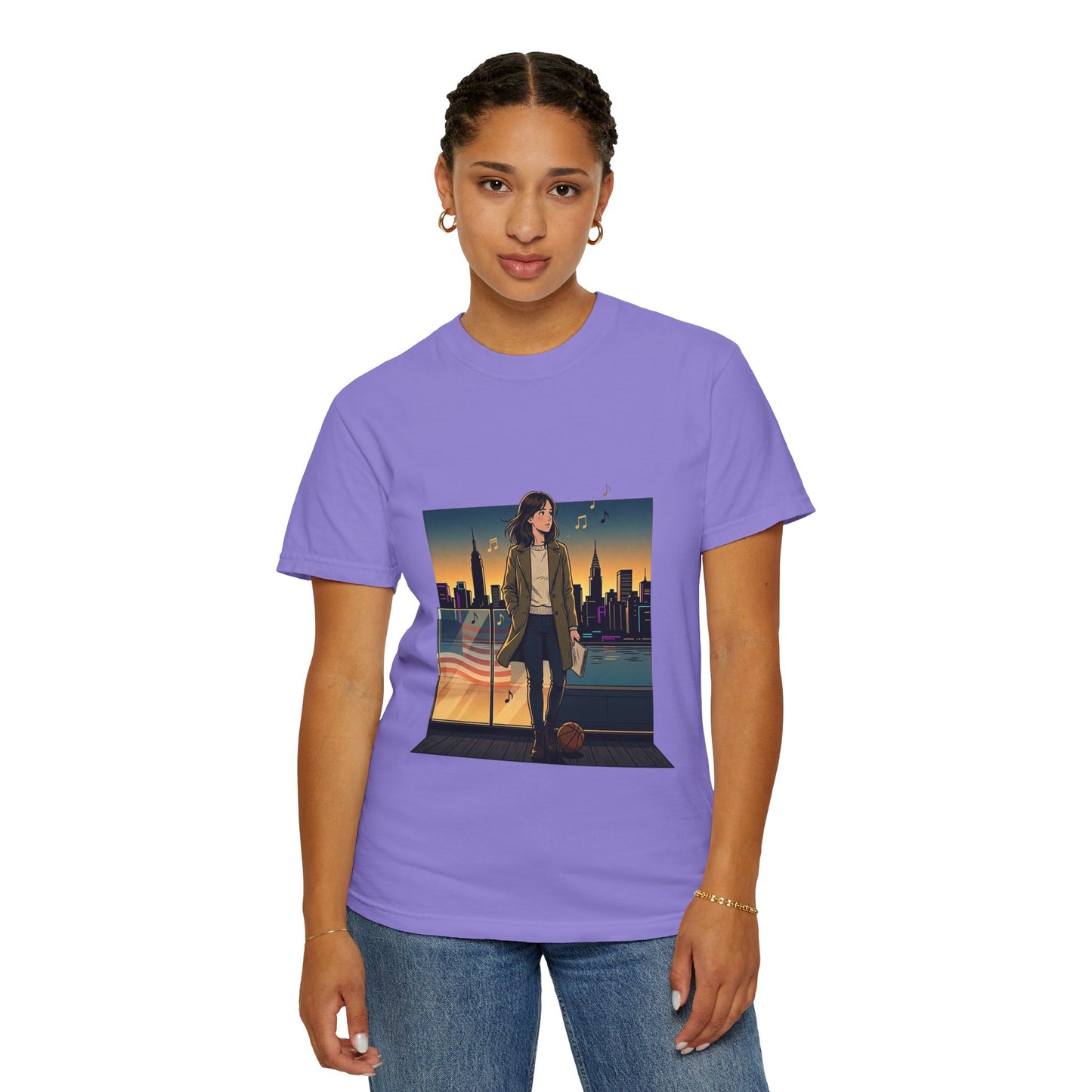 GLOBAL ENERGY: HER CITY, HER STORY— City Sunset Graphic T-Shirt