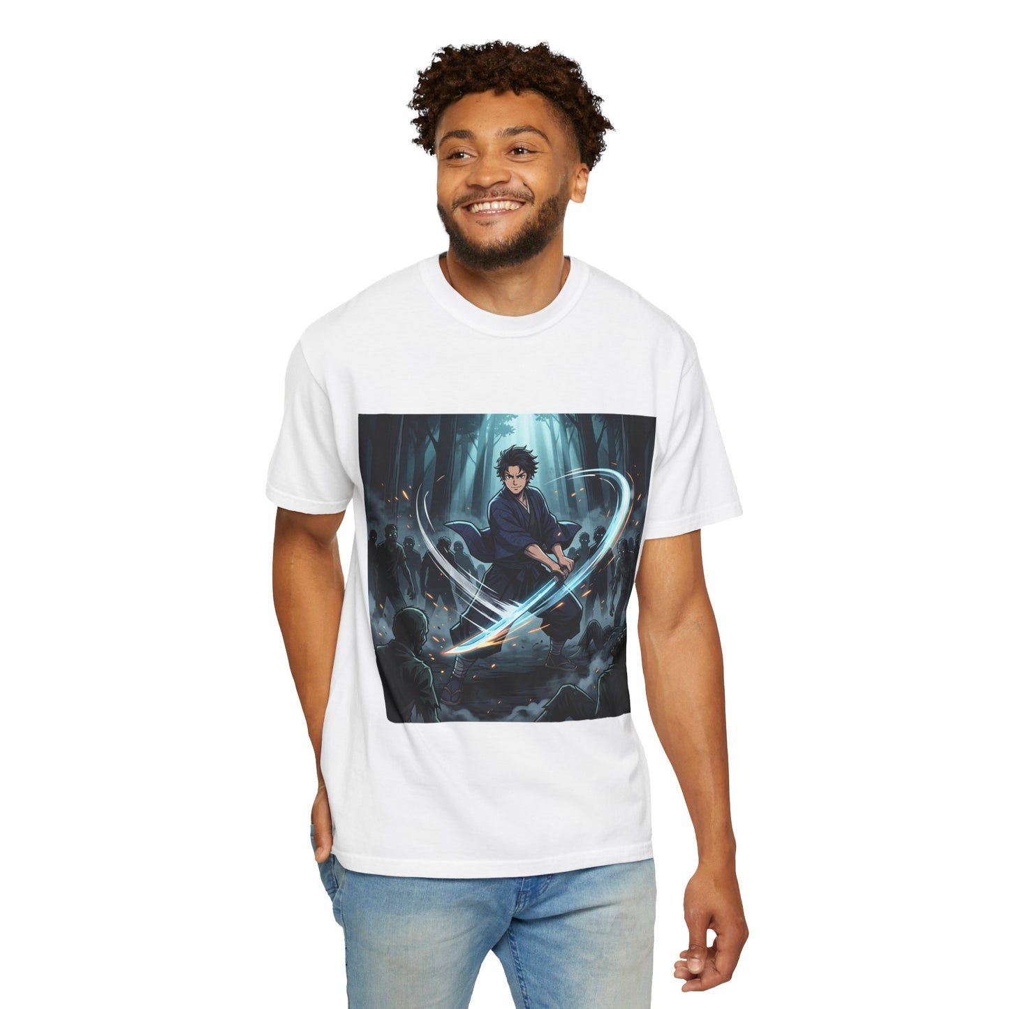 Mage Battlemage T‑Shirt — Fantasy Wizard Magic Sword Illustration Tee