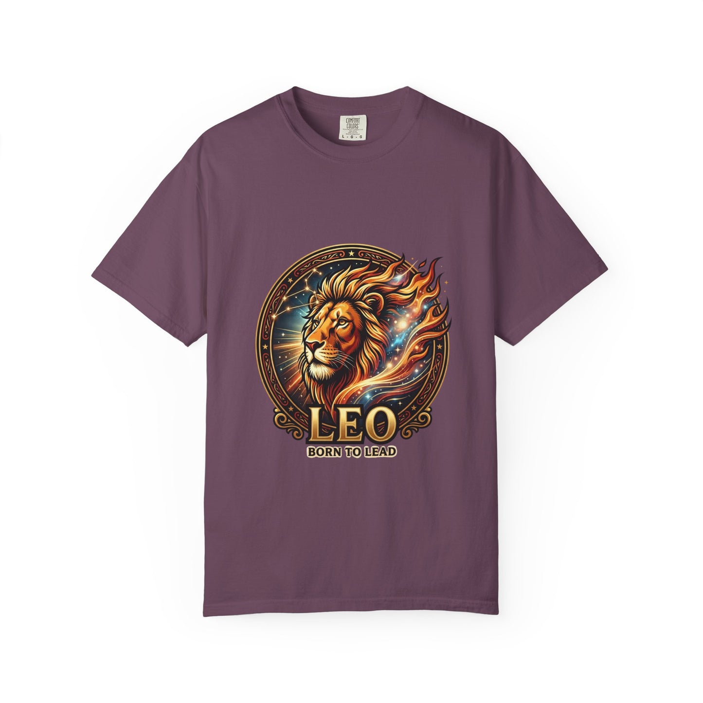 Leo 'Born to Lead' T-Shirt — Bold Zodiac Lion Graphic Tee