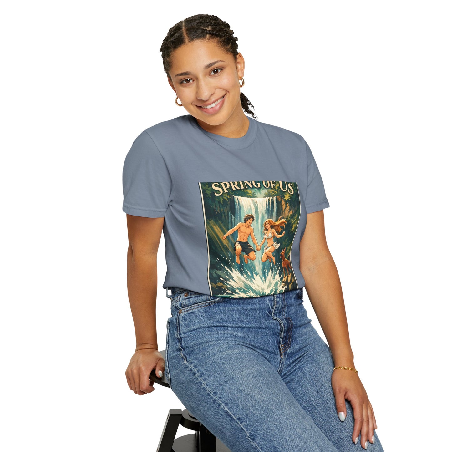 Vintage 'Spring of Us' Waterfall Graphic T-Shirt