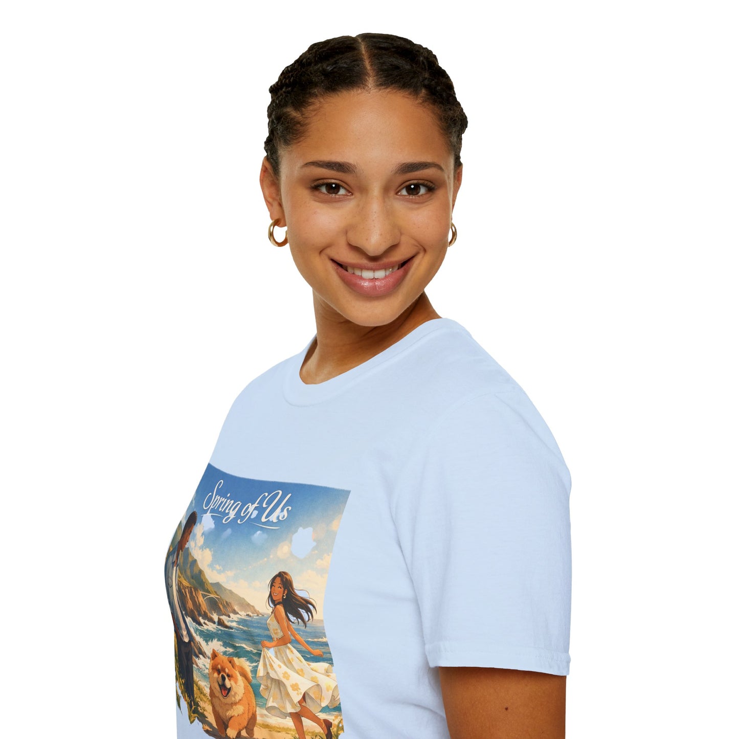 Spring of Us T-Shirt — Romantic Coastal Illustration Tee