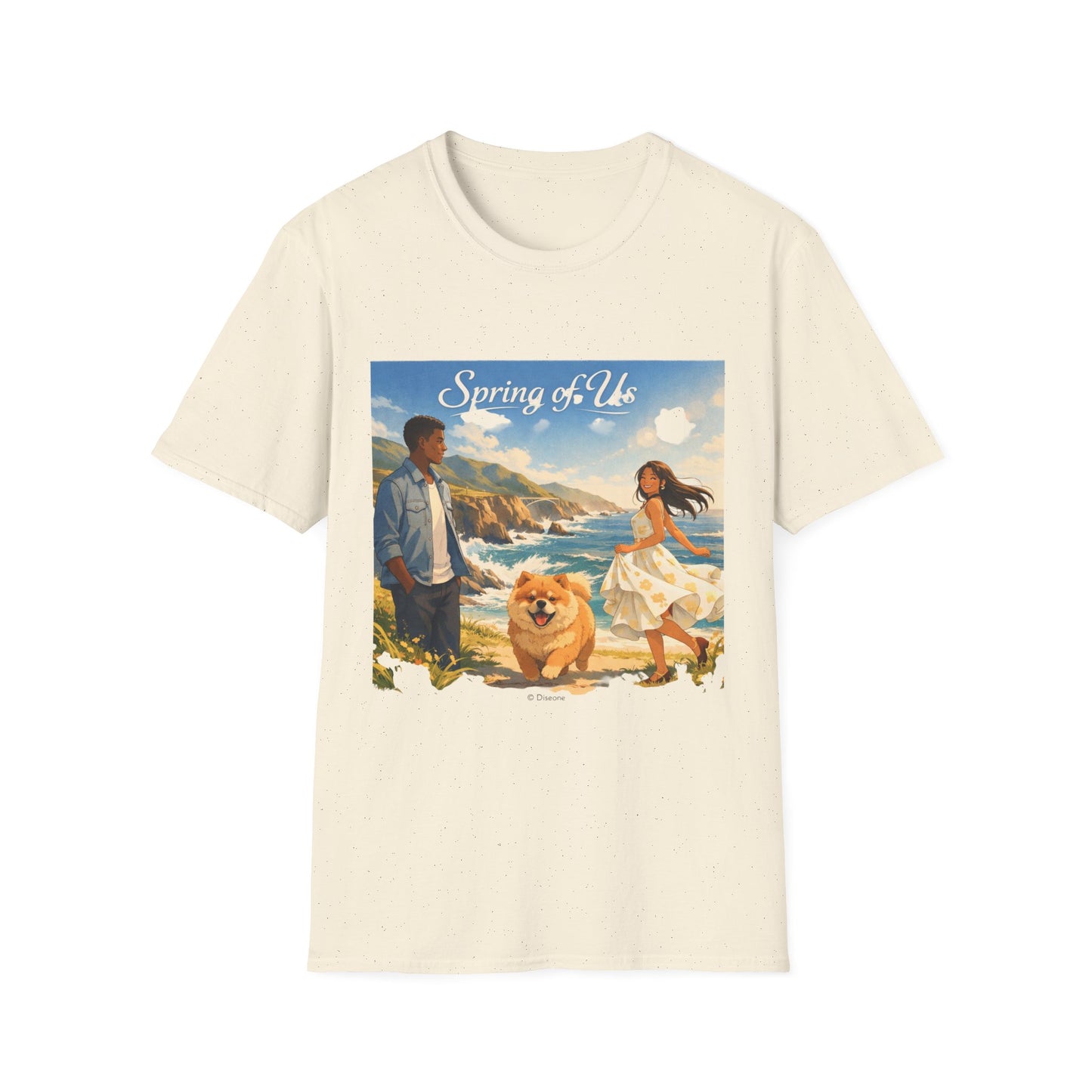 Spring of Us T-Shirt — Romantic Coastal Illustration Tee