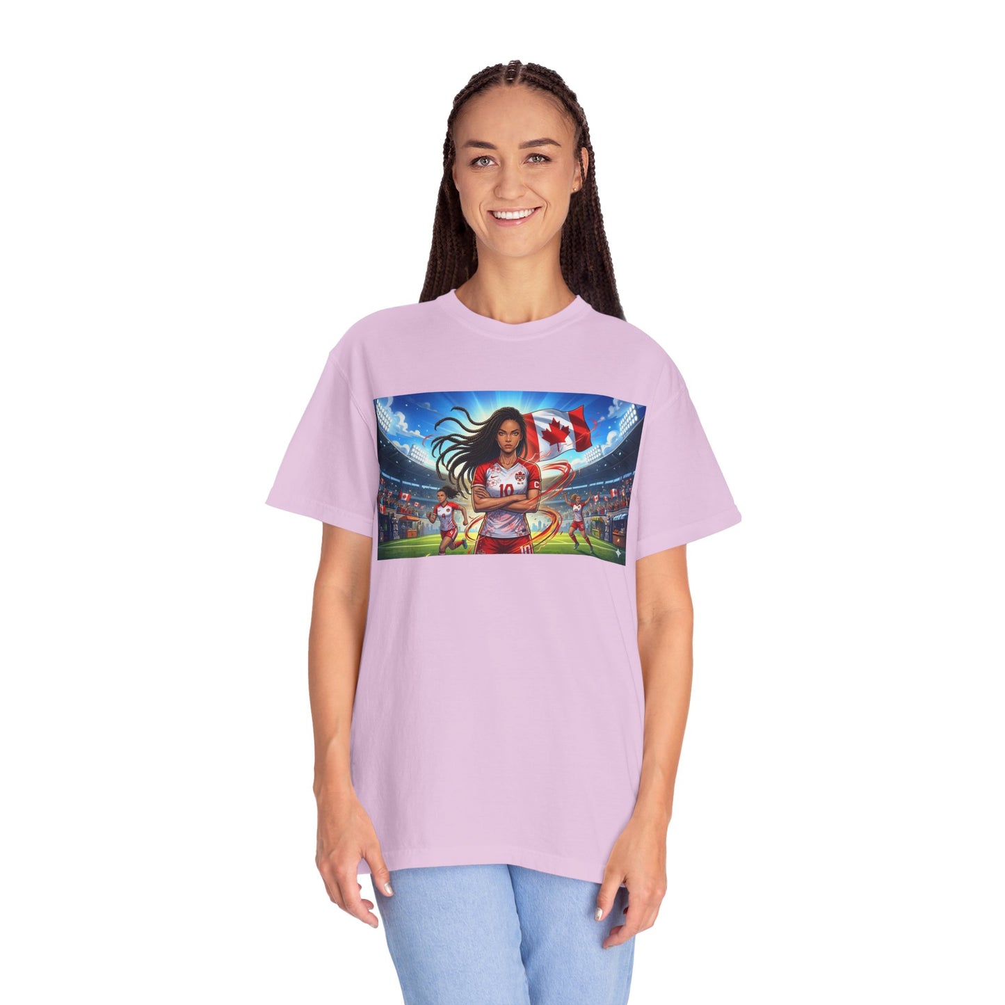 Soccer Star Canada T-Shirt — Women’s Team Jersey Graphic