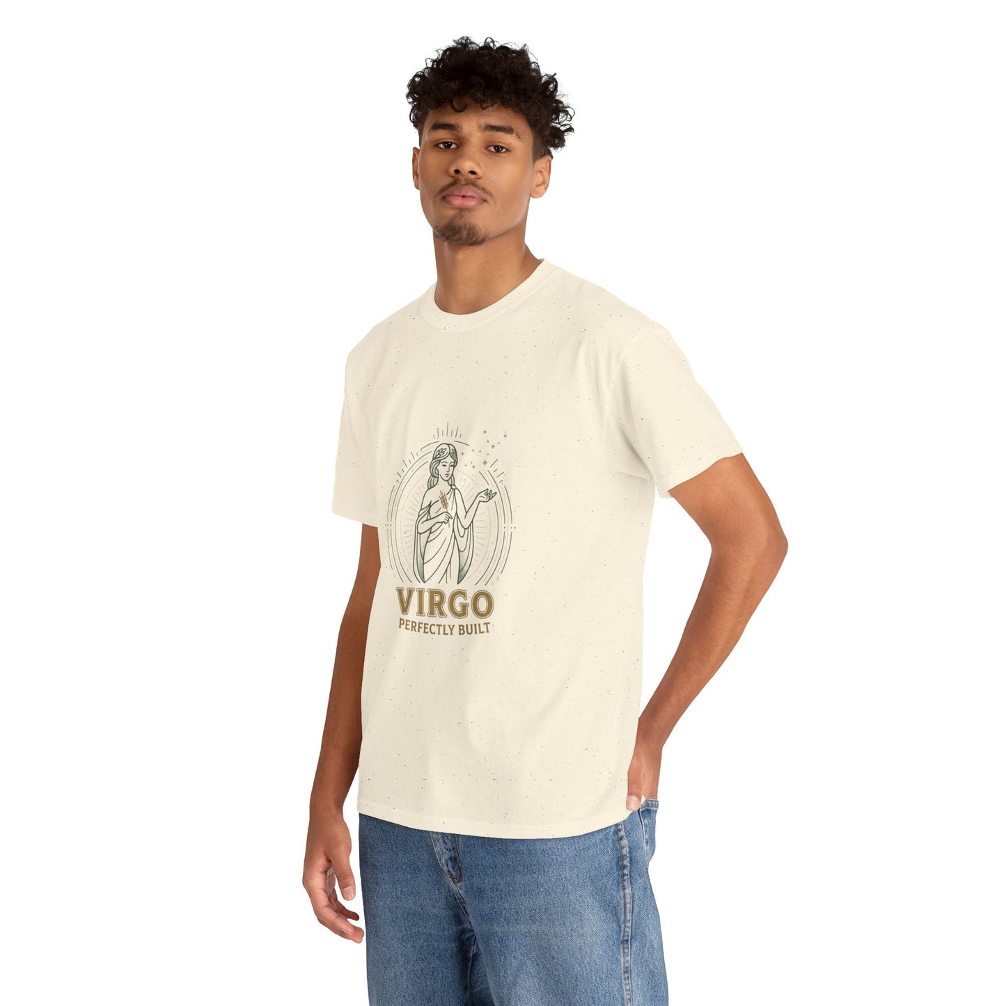 Virgo 'Perfectly Built' Zodiac T-Shirt — Astrology Graphic Tee
