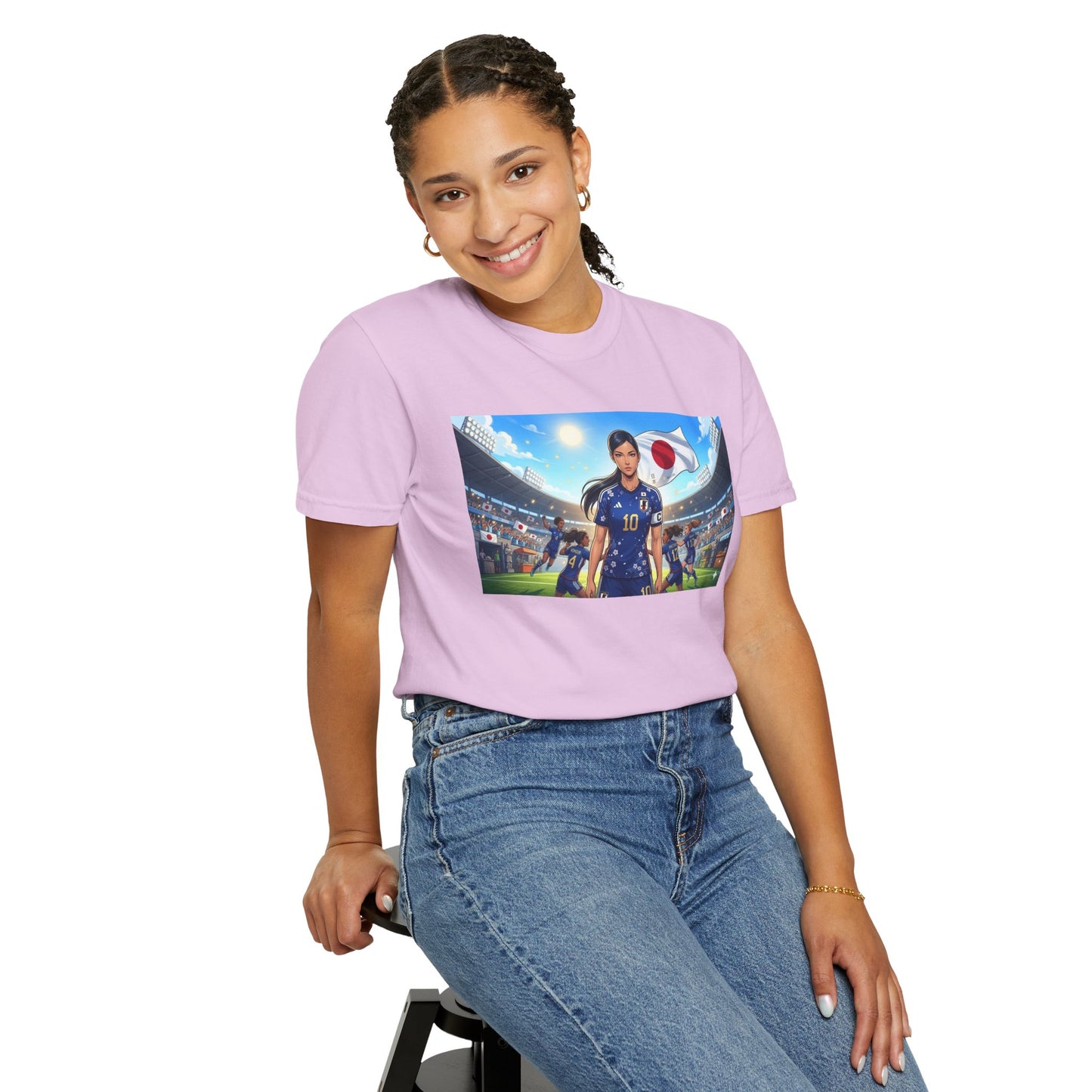 Soccer Player Japan T-Shirt — Japan Flag Soccer Fan Tee