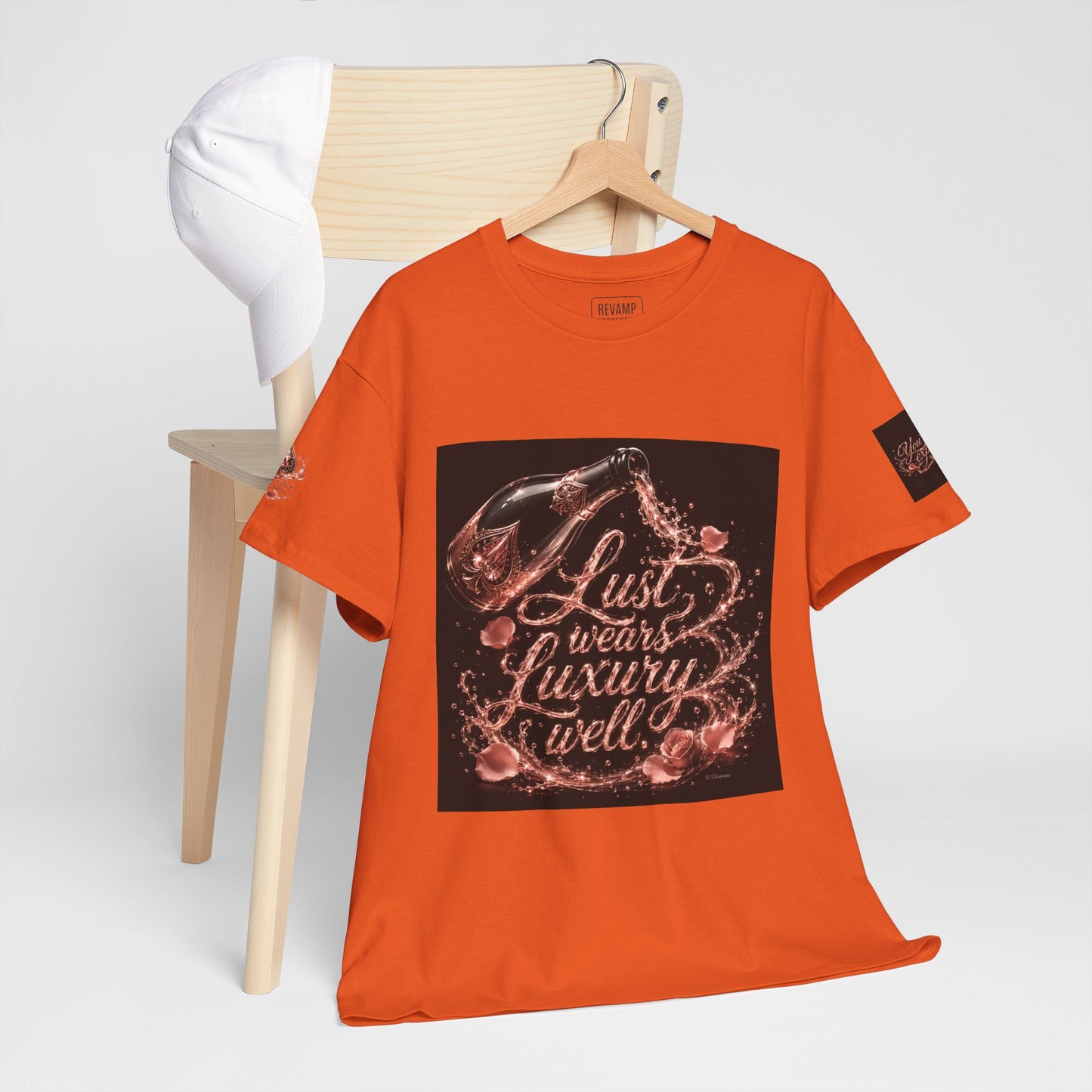 Lust Treats Luxury Well T-Shirt – Vintage Script Graphic Tee