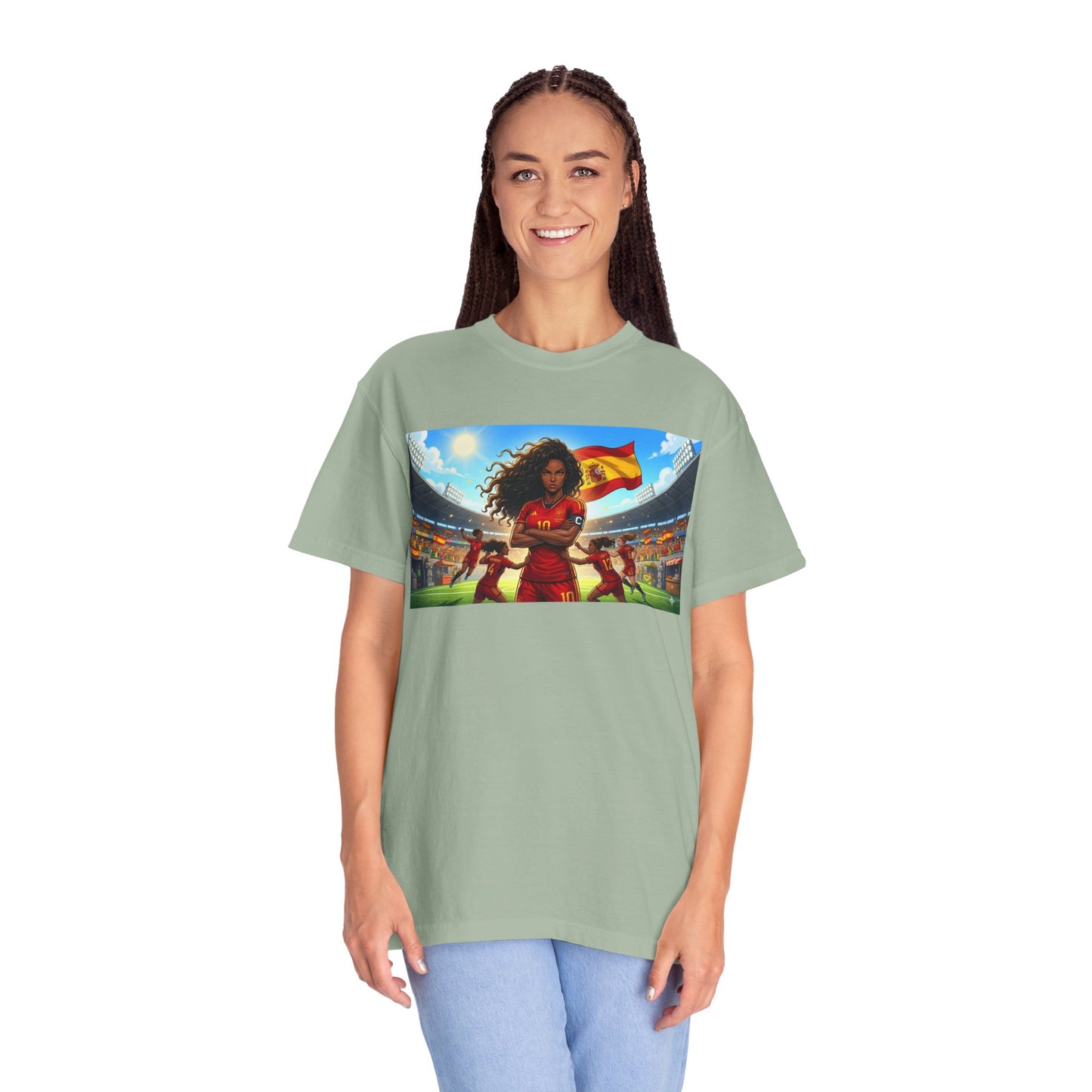 Spain – Female Soccer Champion - Stadium Graphic T-Shirt