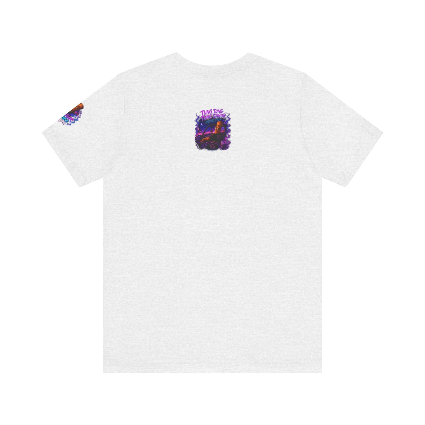 Tung Tung Tung Sahur Who Ride Like Us T-Shirt — Night Cruise Vaporwave Graphic Tee