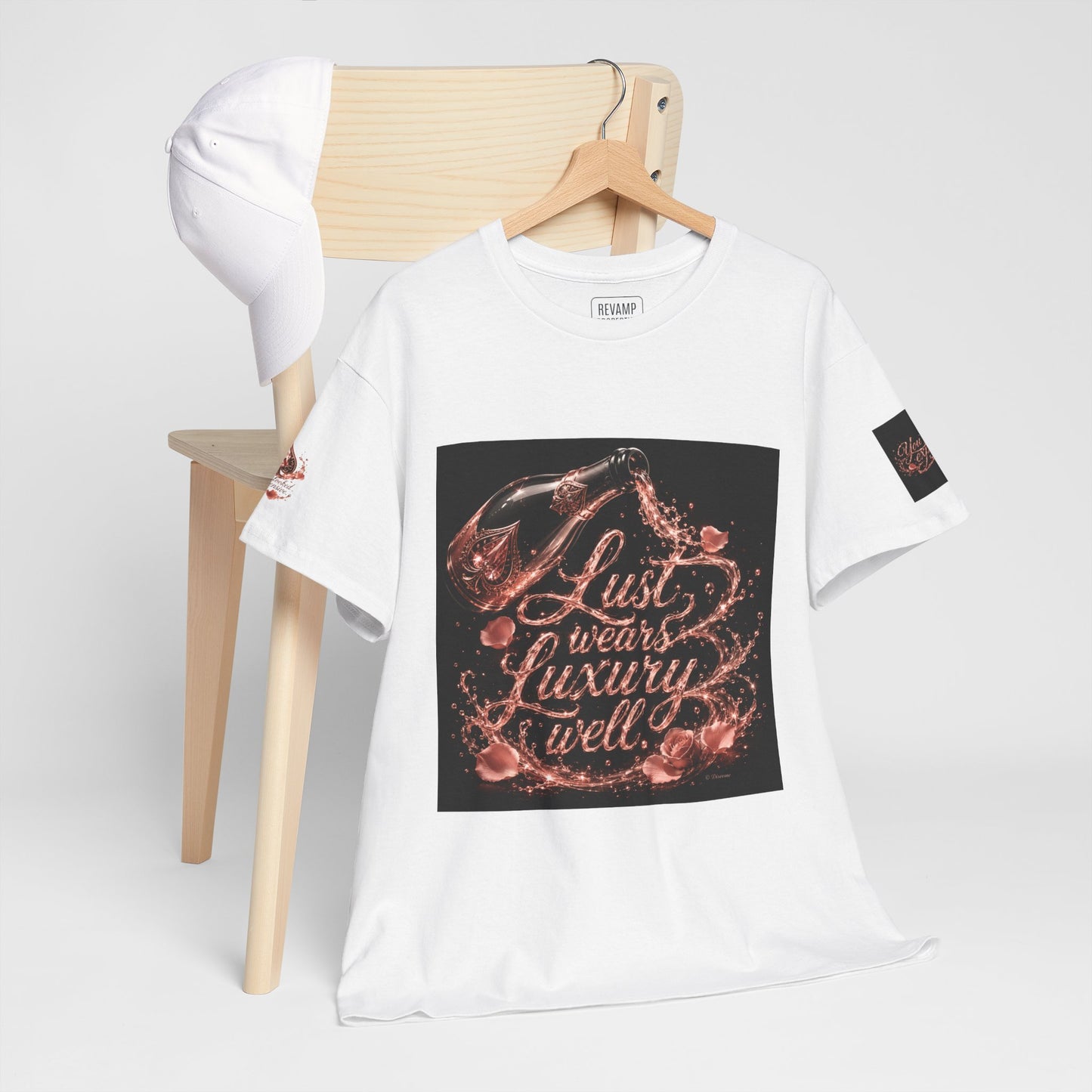 Lust Treats Luxury Well T-Shirt – Vintage Script Graphic Tee