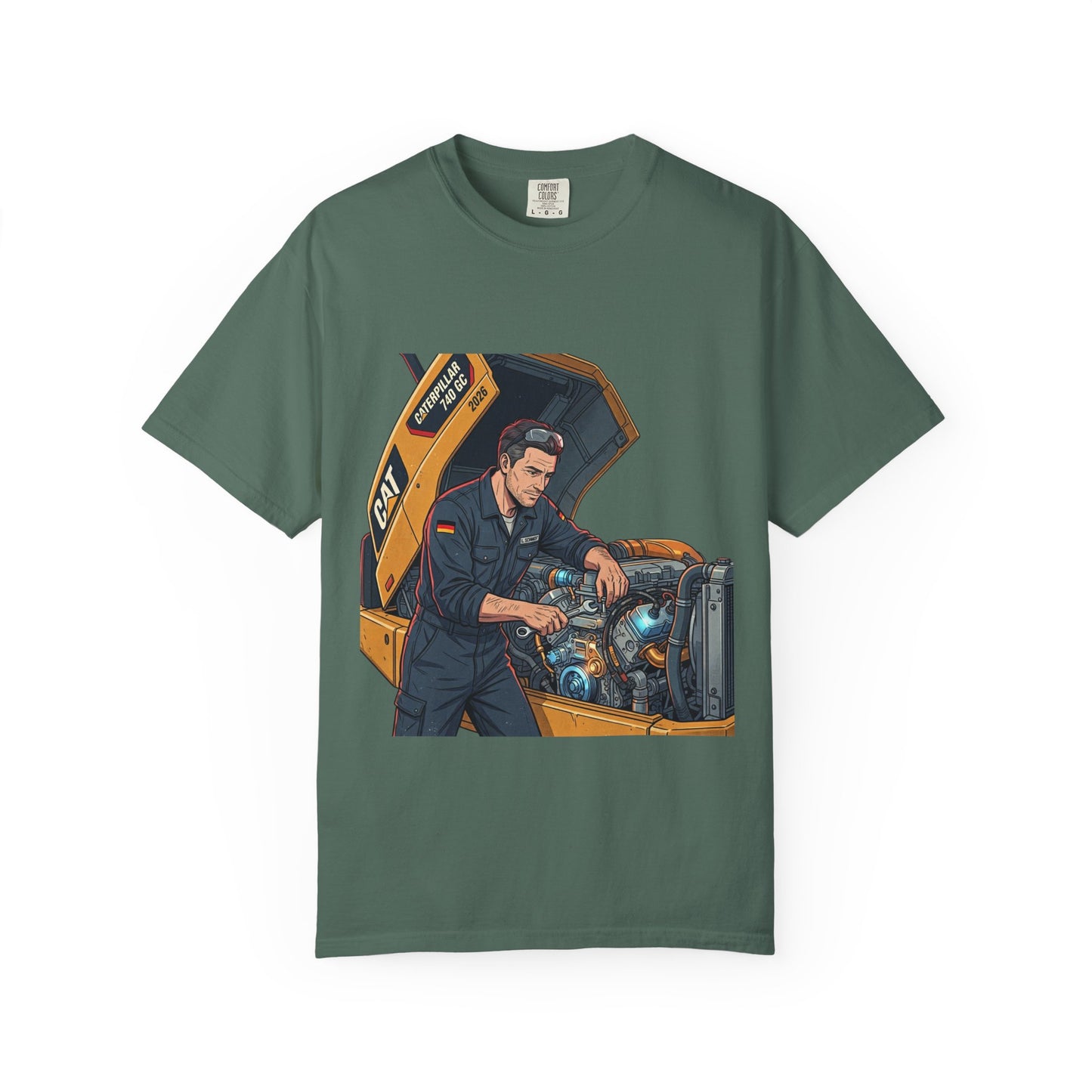 Mechanic Garage T-Shirt — Vintage Auto Technician Illustration