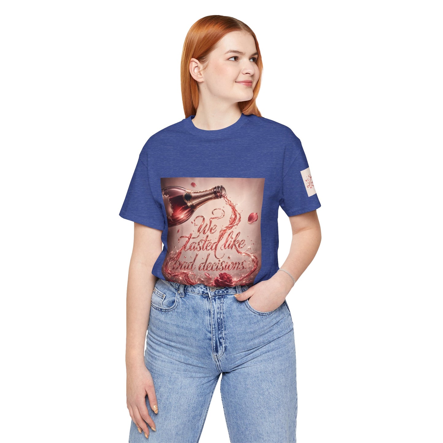 We Tasted Like Bad Decisions T shirt - Pink Champagne Pleasure Graphic Tee