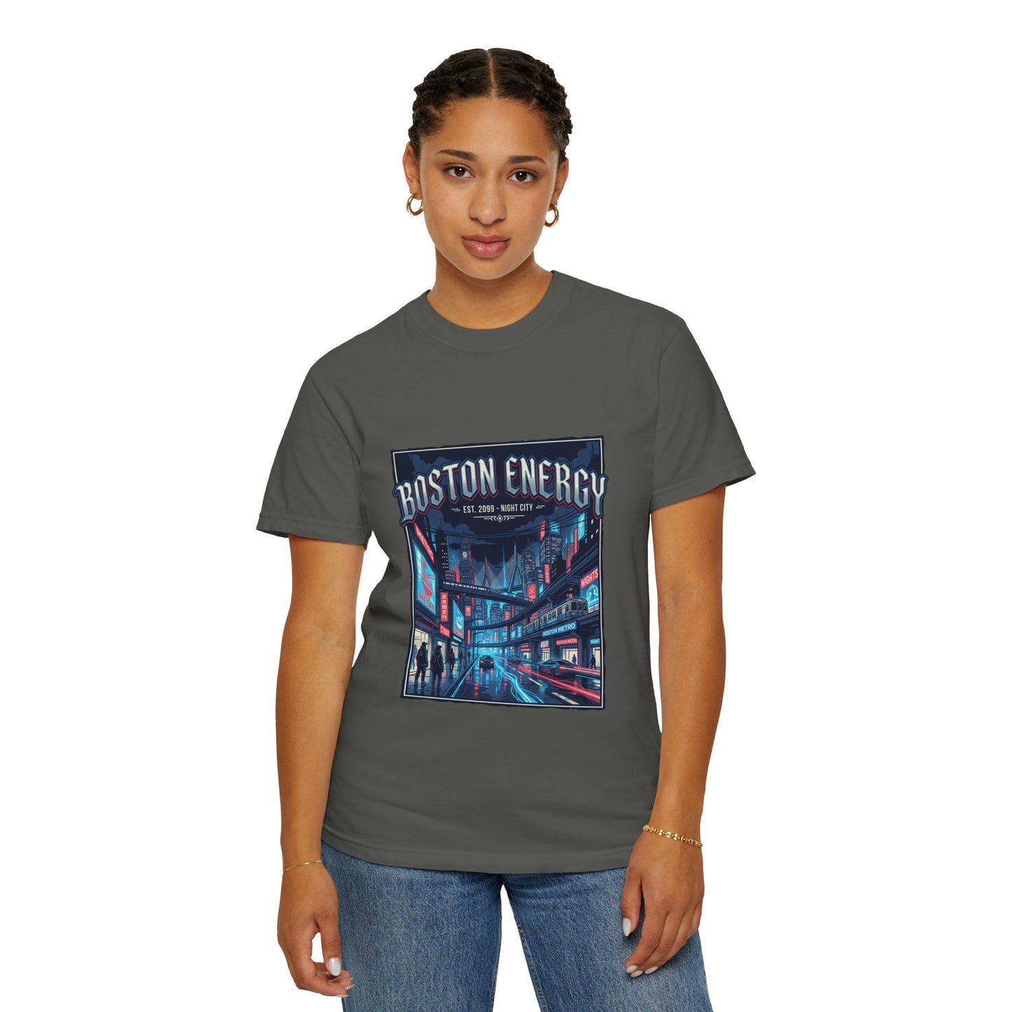 Boston Energy Graphic T-Shirt — Neon City Streetwear