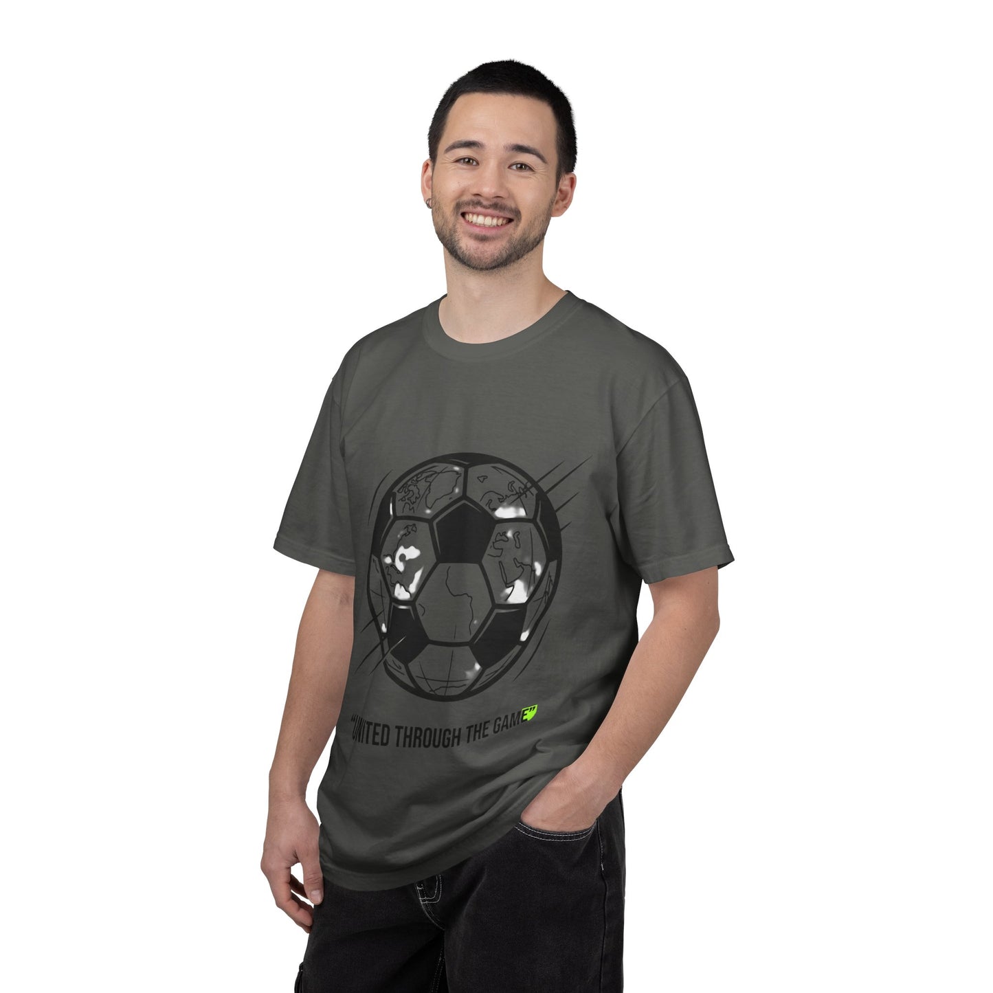 Soccer Unity T-Shirt — "United Through the Game" Graphic Tee