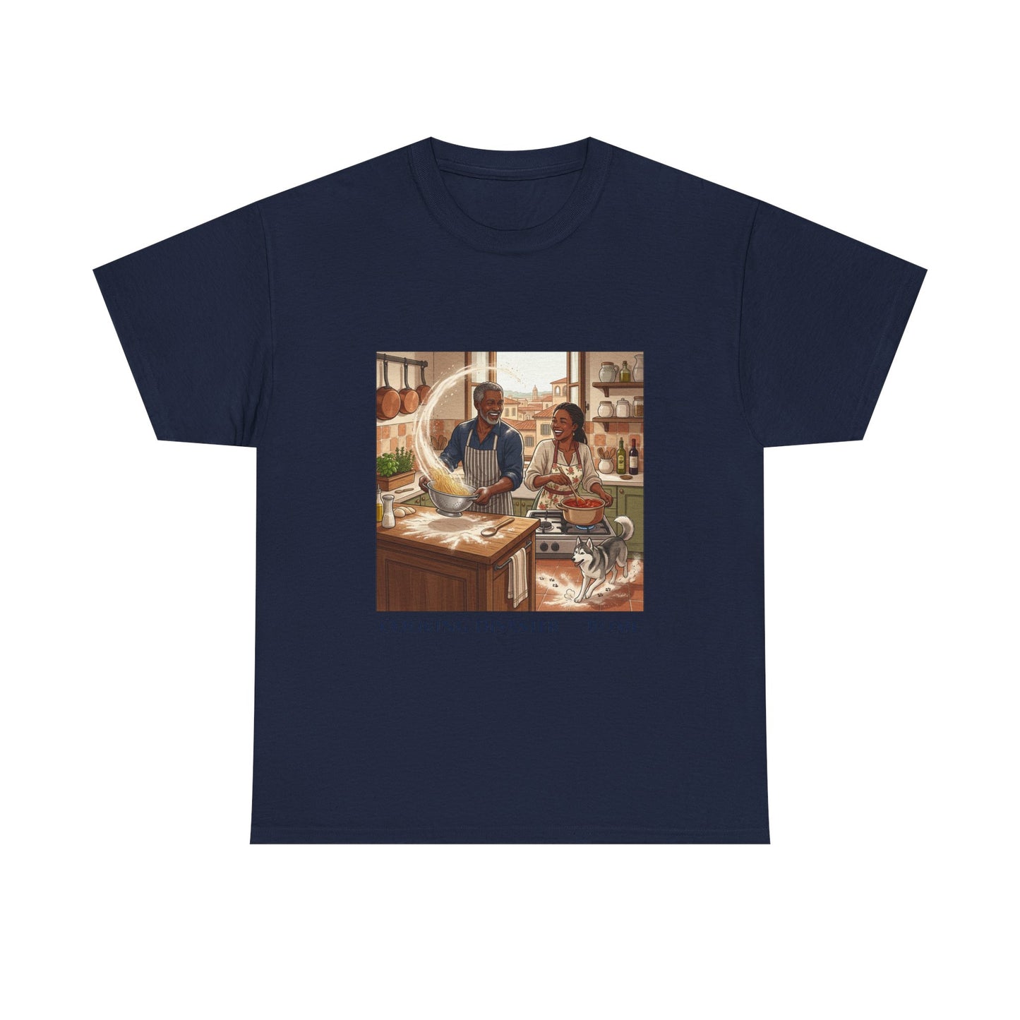 T-Shirt — 'Cooking Disaster — Rome' Illustrated Cooking Tee