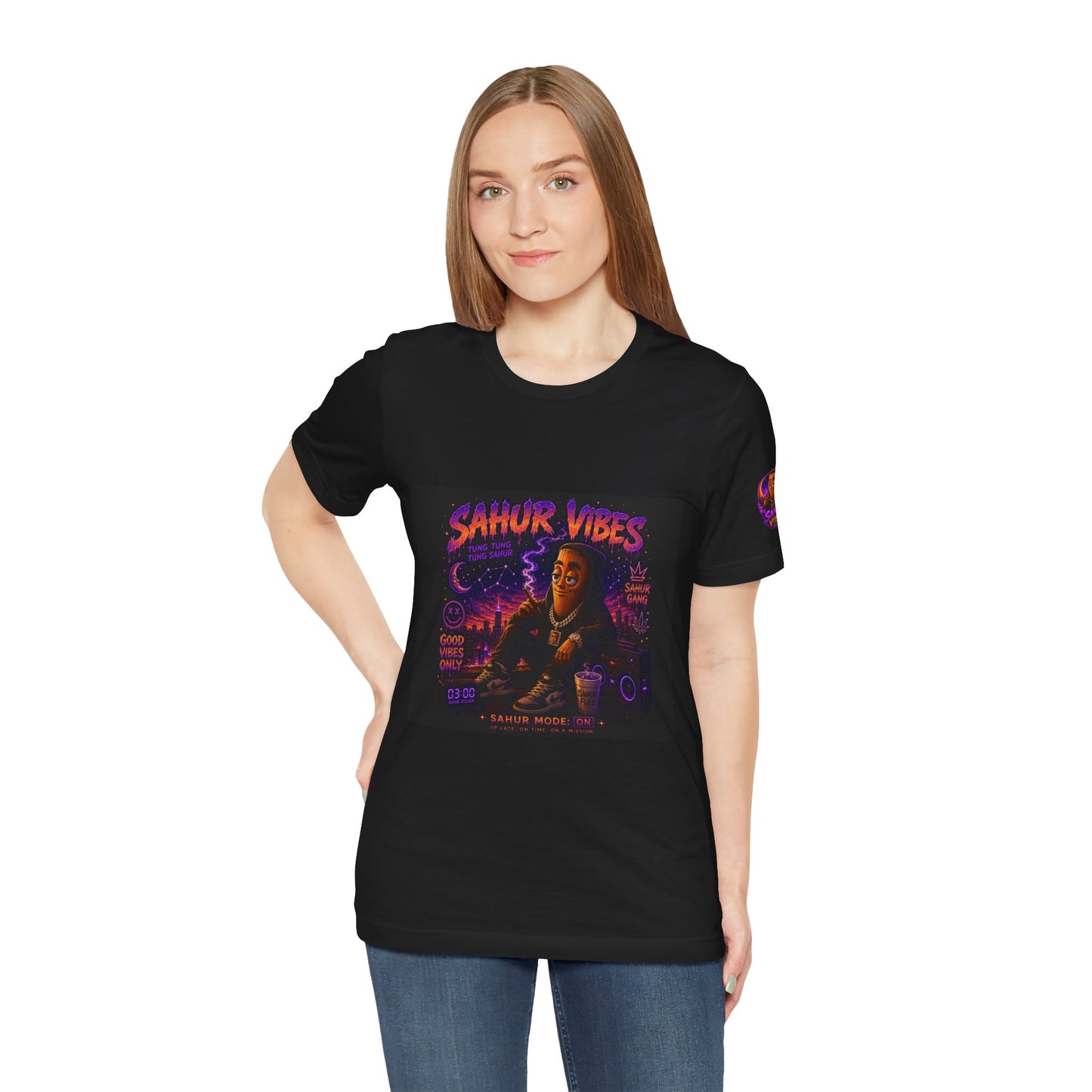 Tung Tung Tung Sahur SOLO Night Smoke DOLO Tee — Urban Chill Cartoon Design