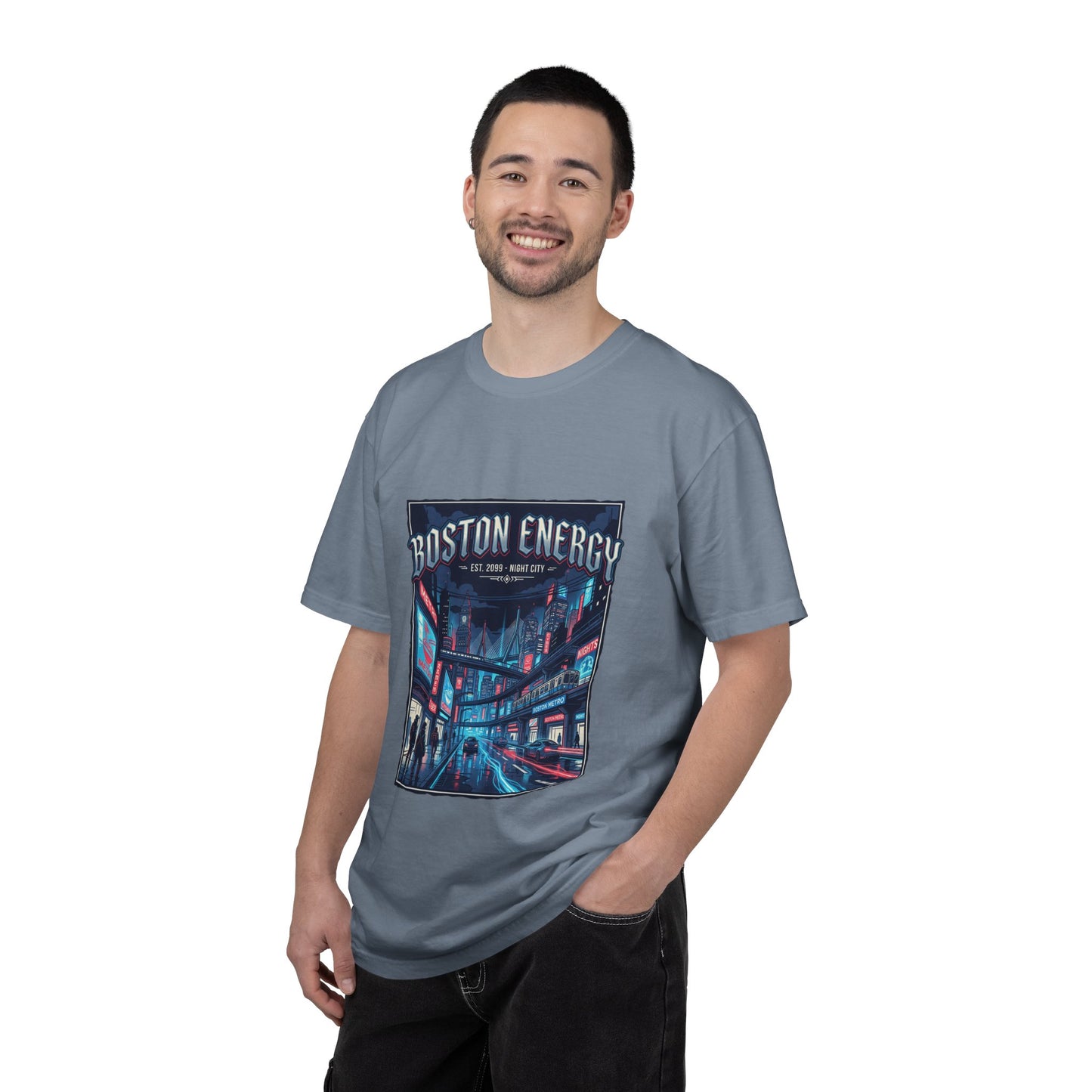 Boston Energy Graphic T-Shirt — Neon City Streetwear