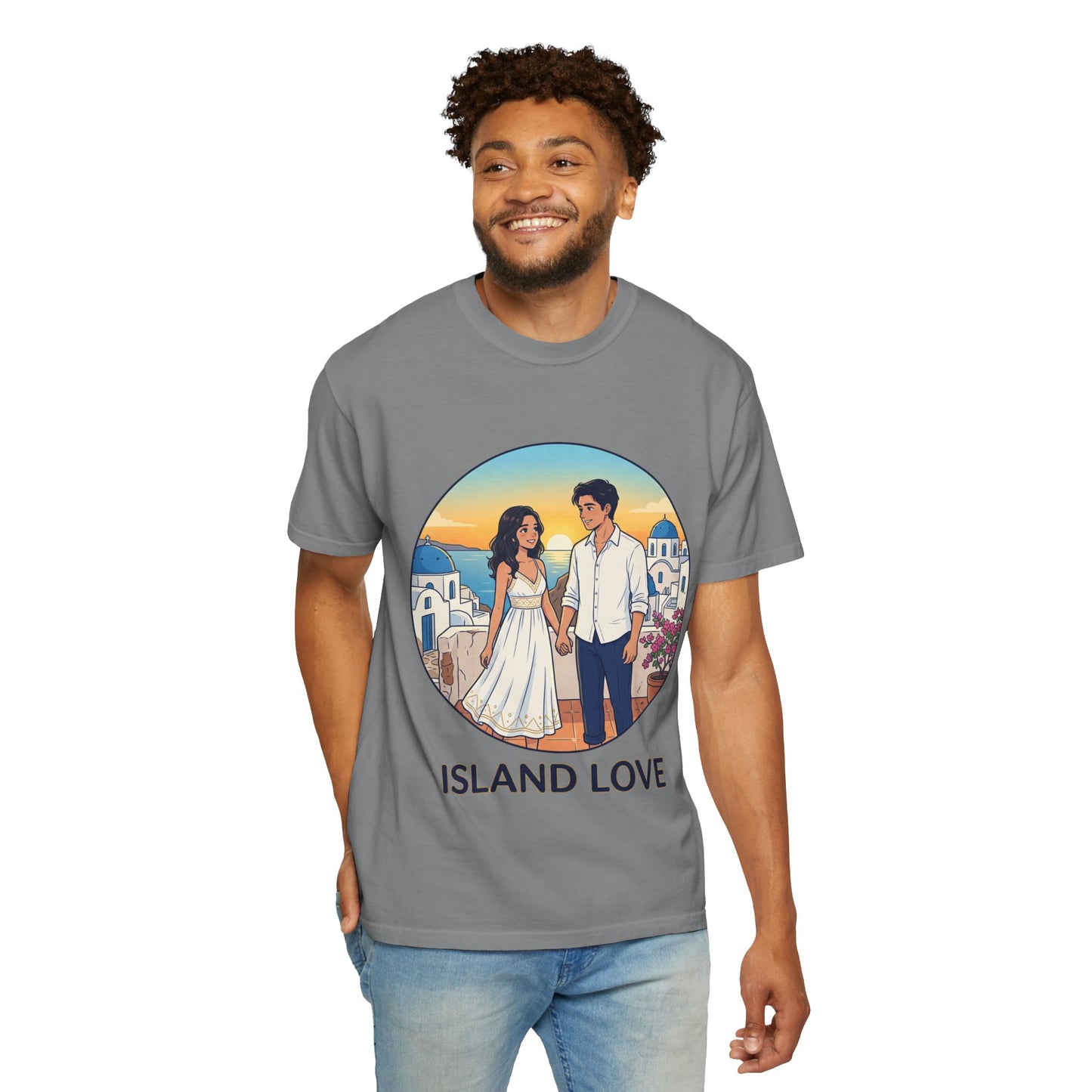 Island Love T-Shirt — Romantic Couples Vacation Tee