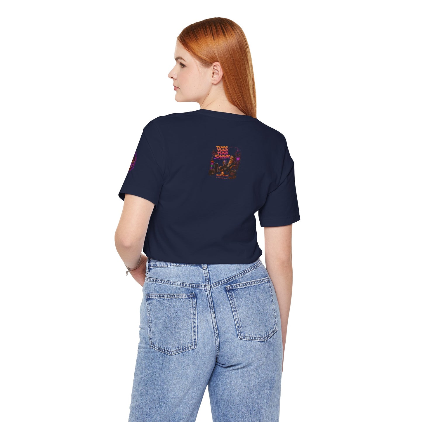 Tung Tung Tung Sahur Laid-Back Nightlife Graphic Tee — "Things Take Time" Urban Cartoon Design