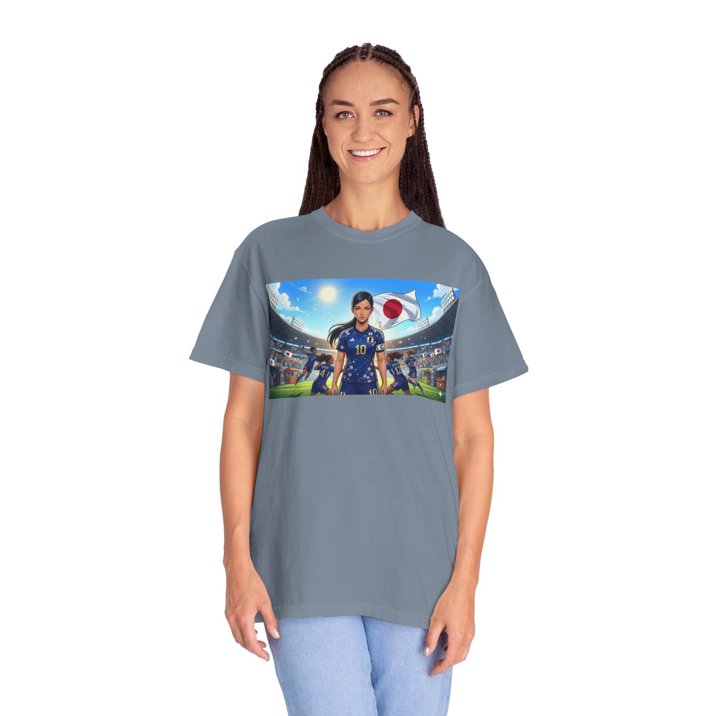 Soccer Player Japan T-Shirt — Japan Flag Soccer Fan Tee