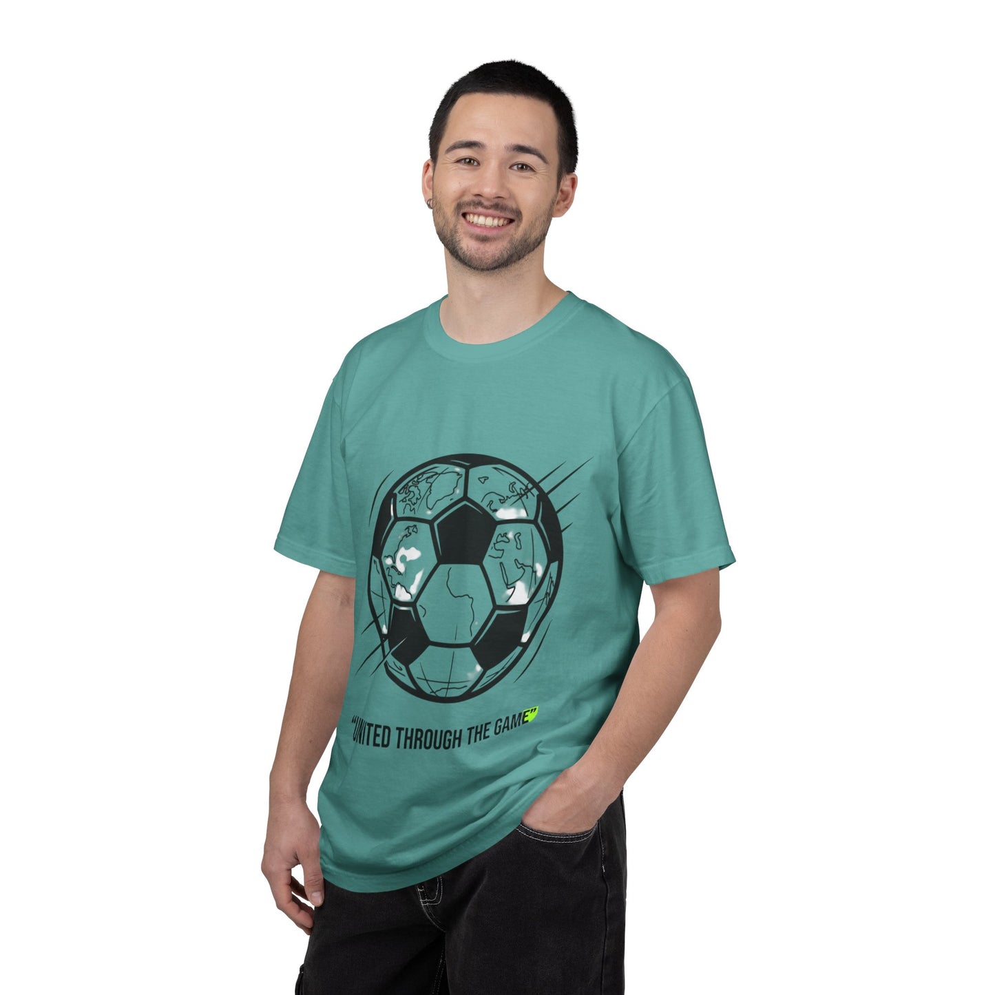 Soccer Unity T-Shirt — "United Through the Game" Graphic Tee