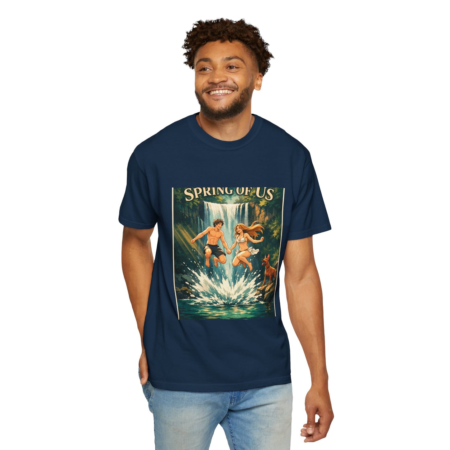 Vintage 'Spring of Us' Waterfall Graphic T-Shirt