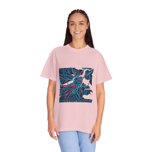 Boston Energy Map T-Shirt — City Map Graphic Tee