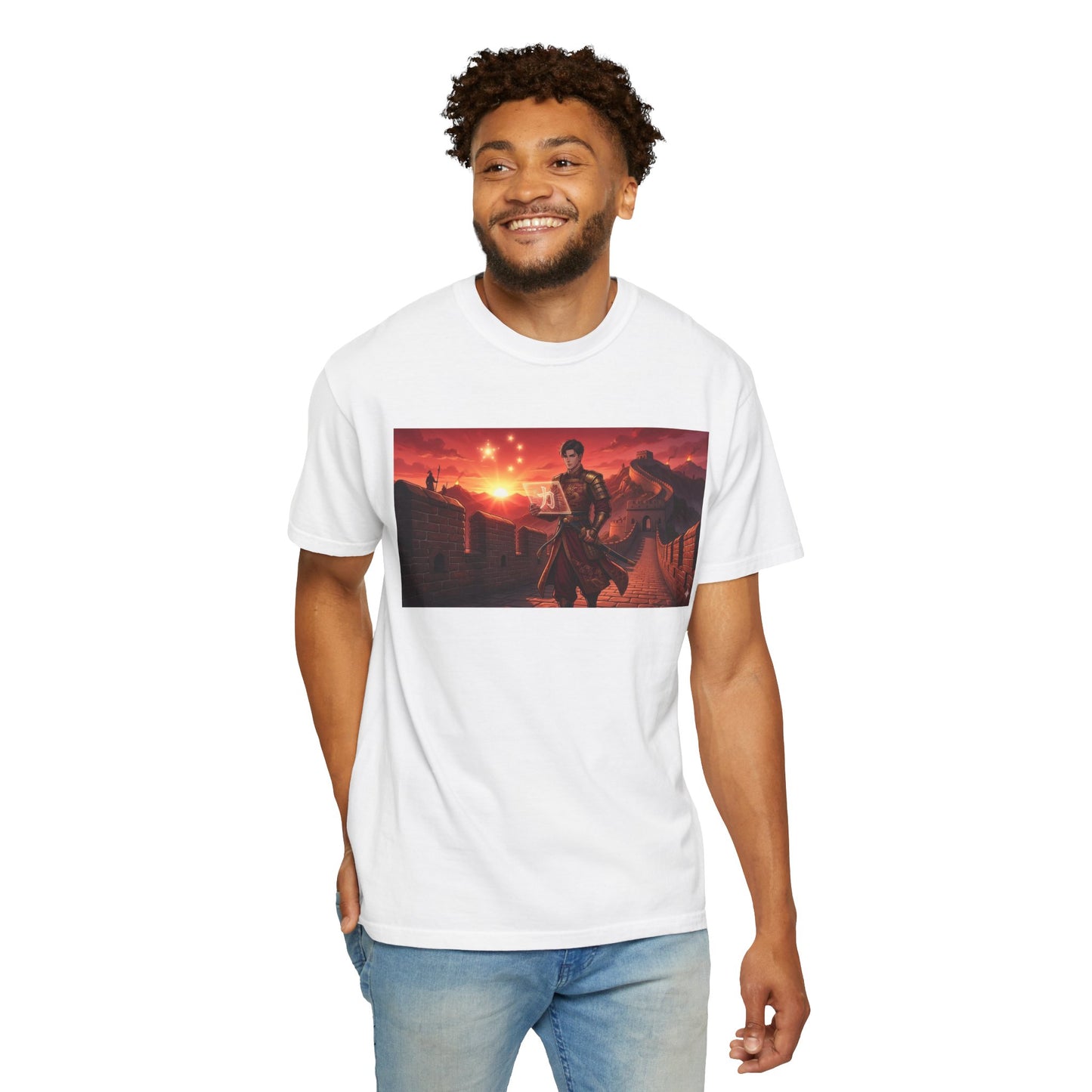 Scout Regiment Sunset T-Shirt — Anime Military Wall Scene