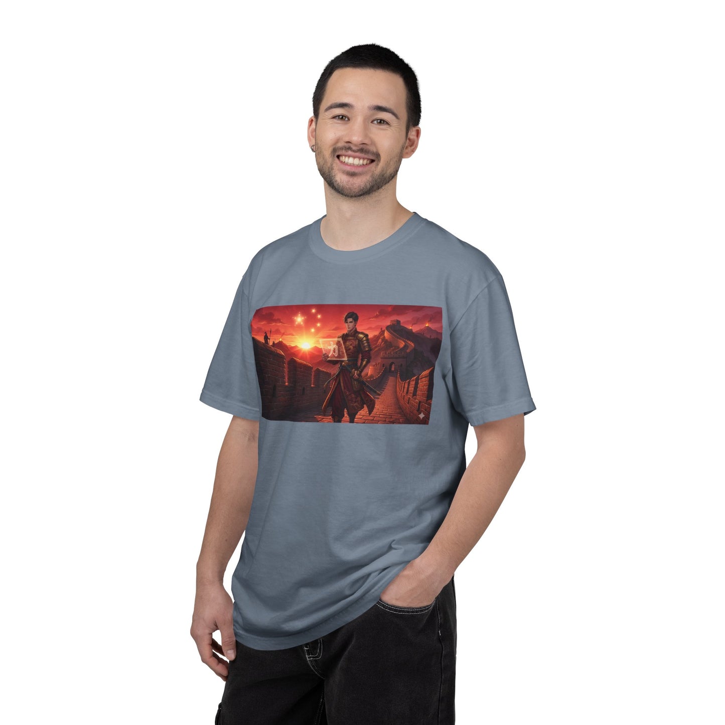 Scout Regiment Sunset T-Shirt — Anime Military Wall Scene