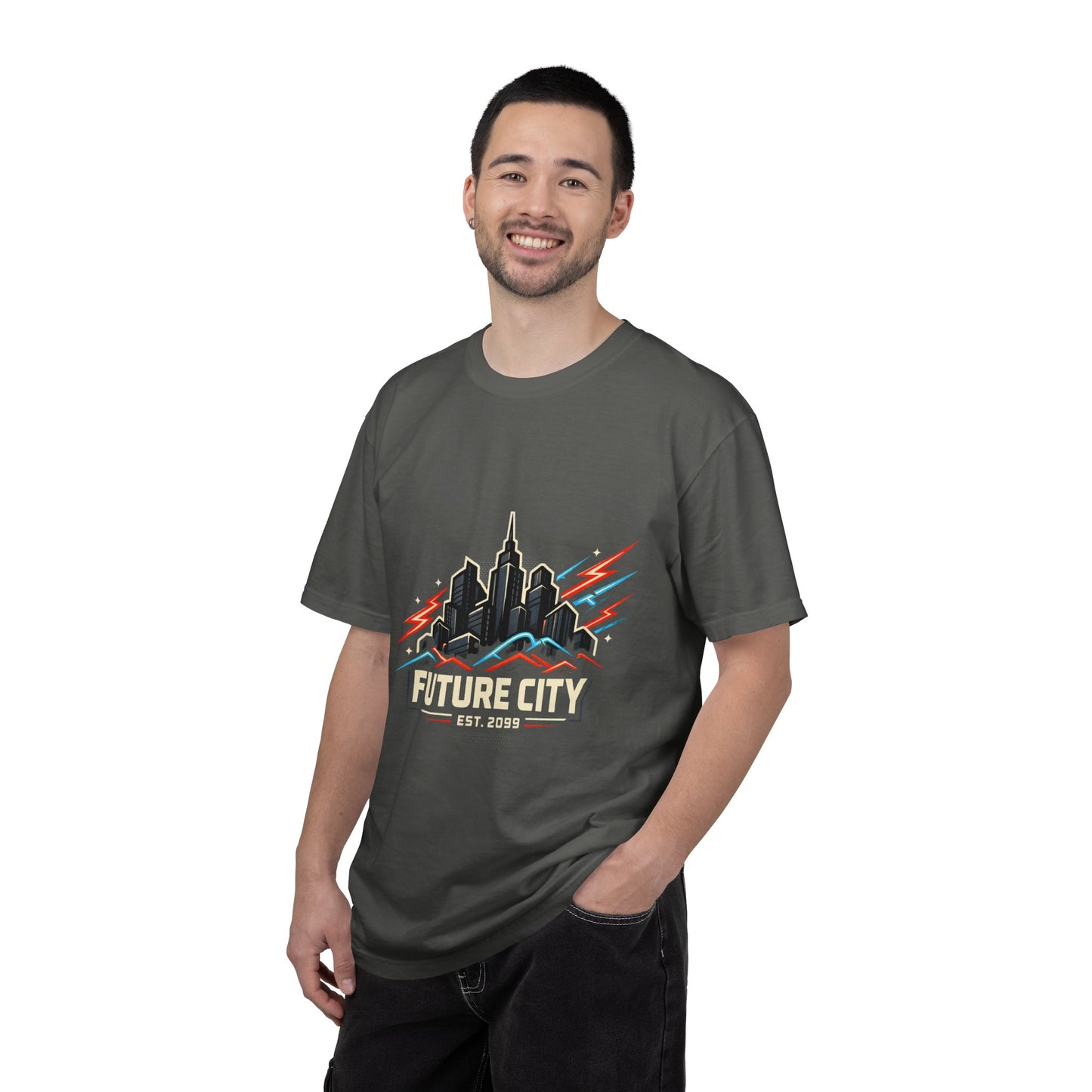 Future City T-Shirt — Retro Skyline Graphic Tee