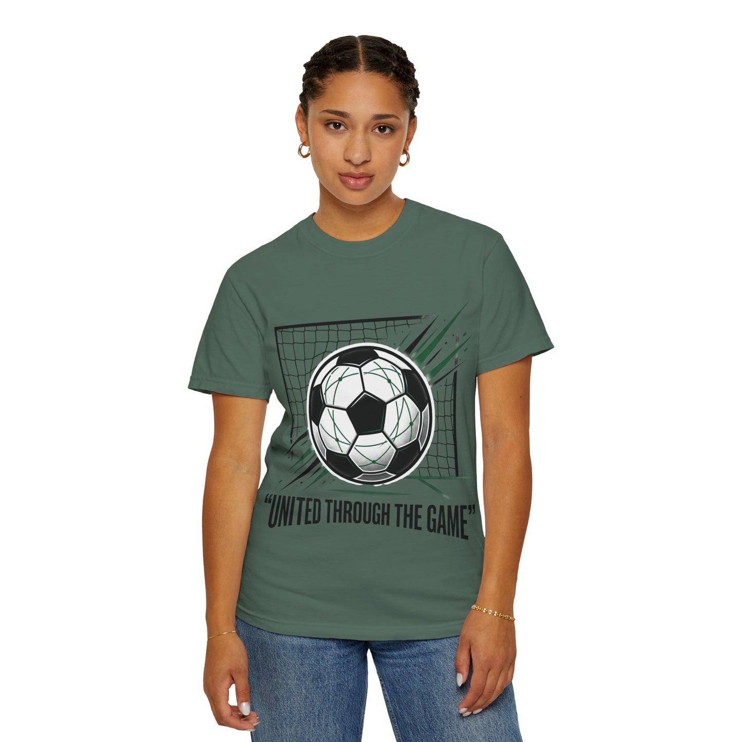 Soccer Graphic T-Shirt — "United Through The Game"