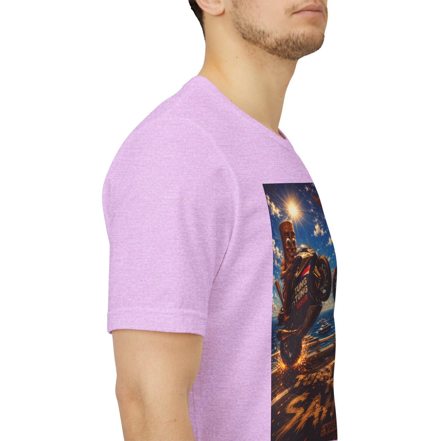 Motorcycle Stunt Tee — Sahara Riders Graphic T-Shirt