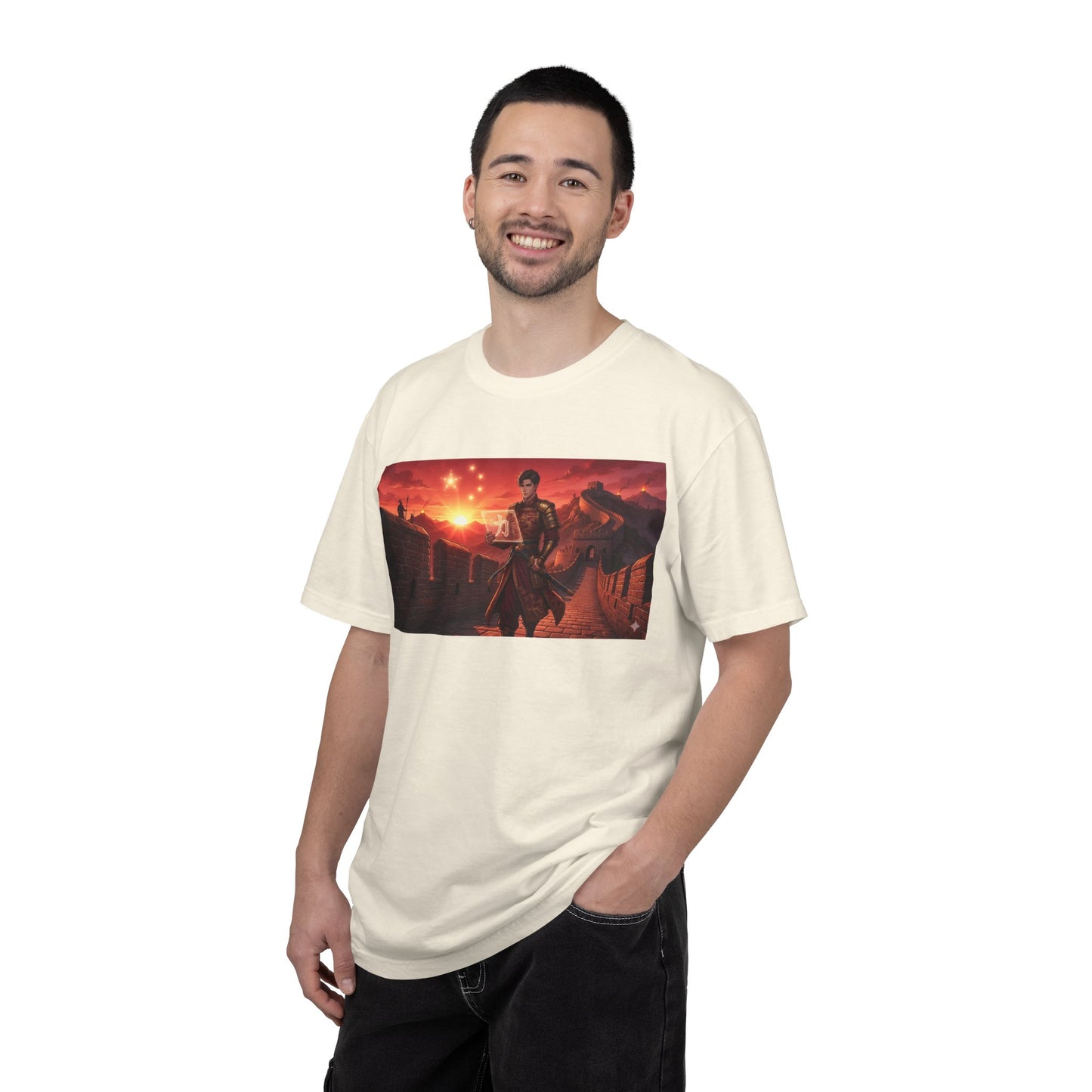 Scout Regiment Sunset T-Shirt — Anime Military Wall Scene