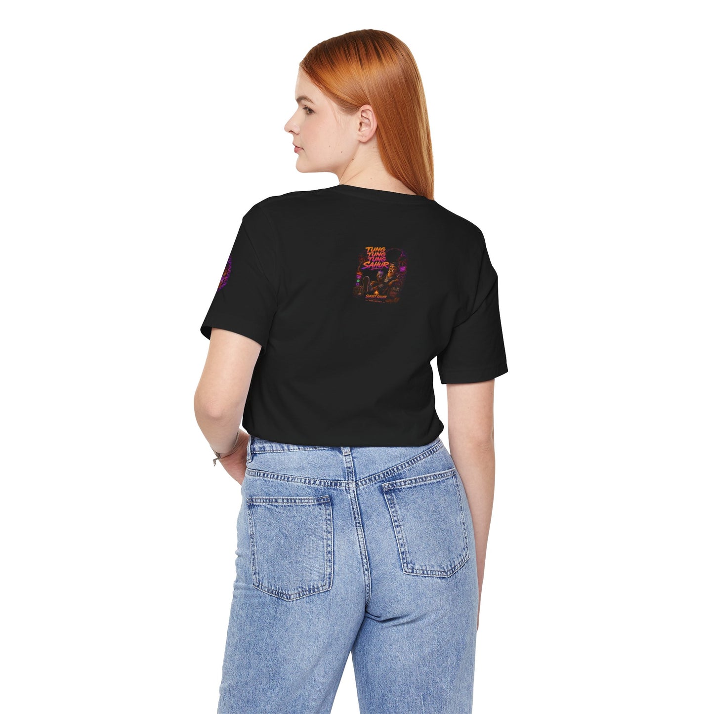Tung Tung Tung Sahur Laid-Back Nightlife Graphic Tee — "Things Take Time" Urban Cartoon Design